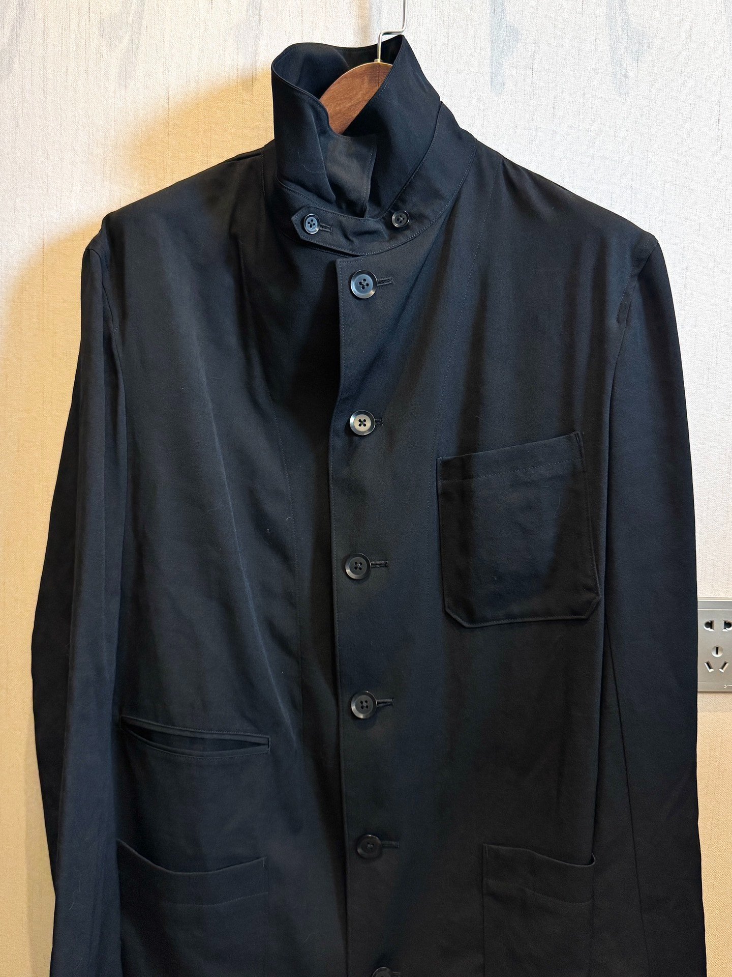Yohji Yamamoto 16SS Trench Coat — detail