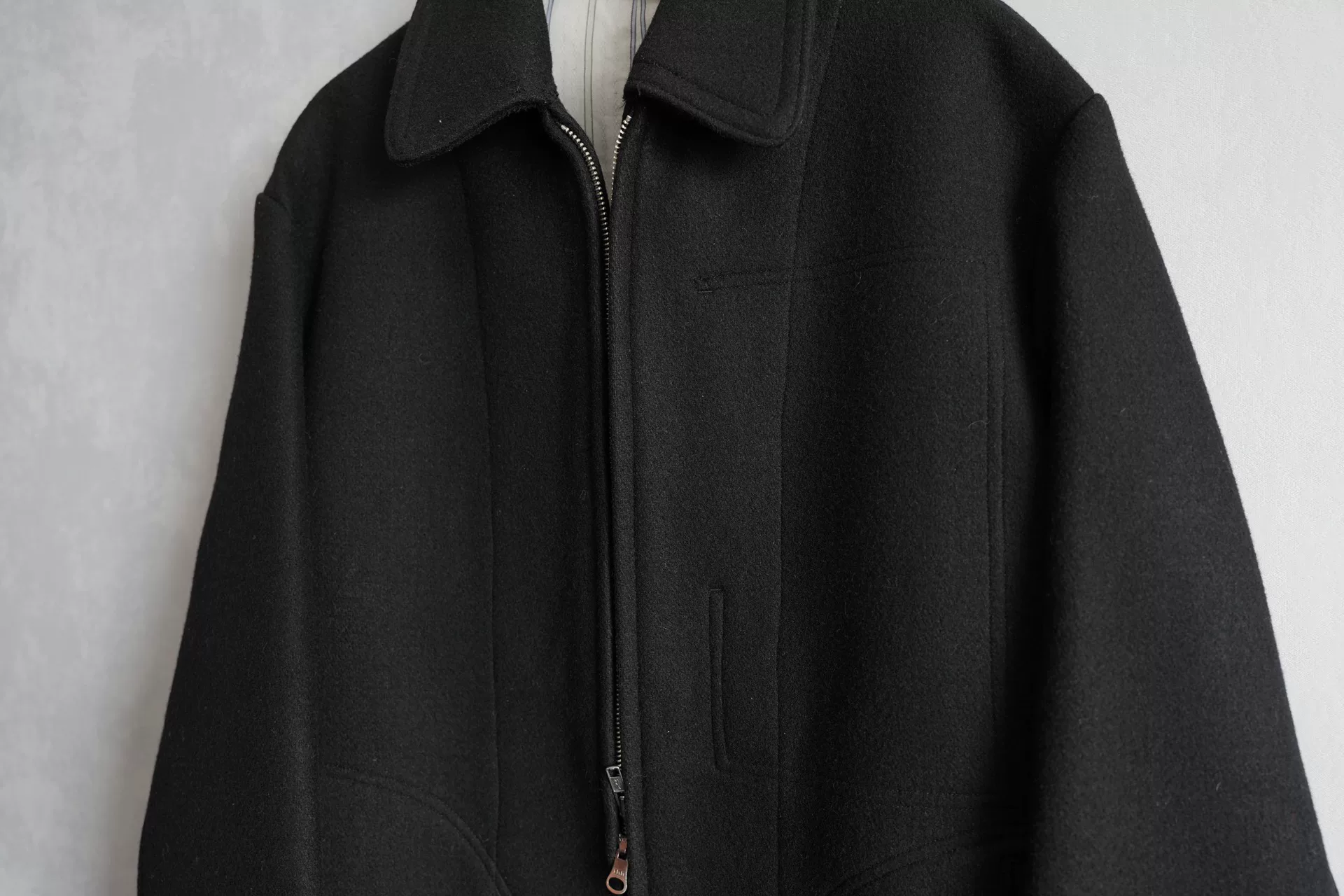 Yohji Yamamoto 92AW Double Zip Jacket — back