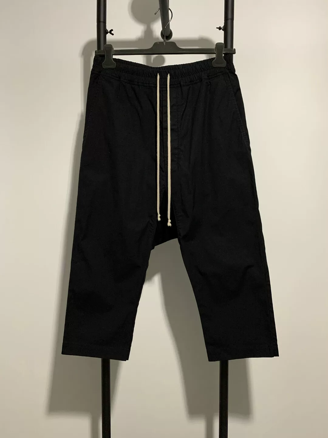 Rick Owens Black Cropped Pants