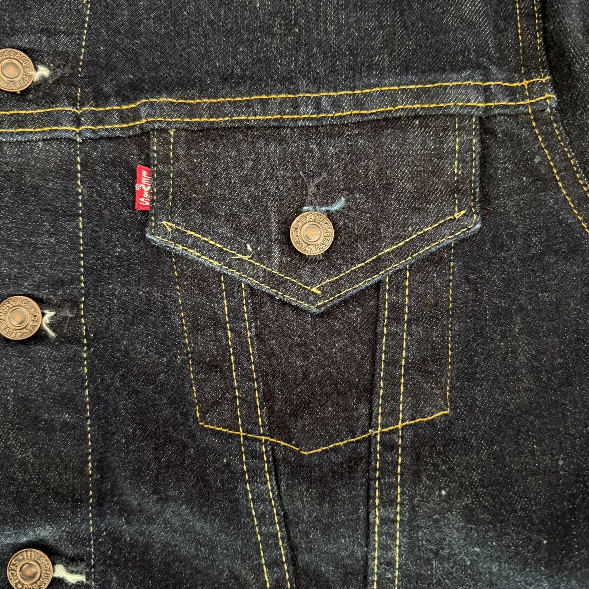Levi's LVC 557XX Denim Jacket — back
