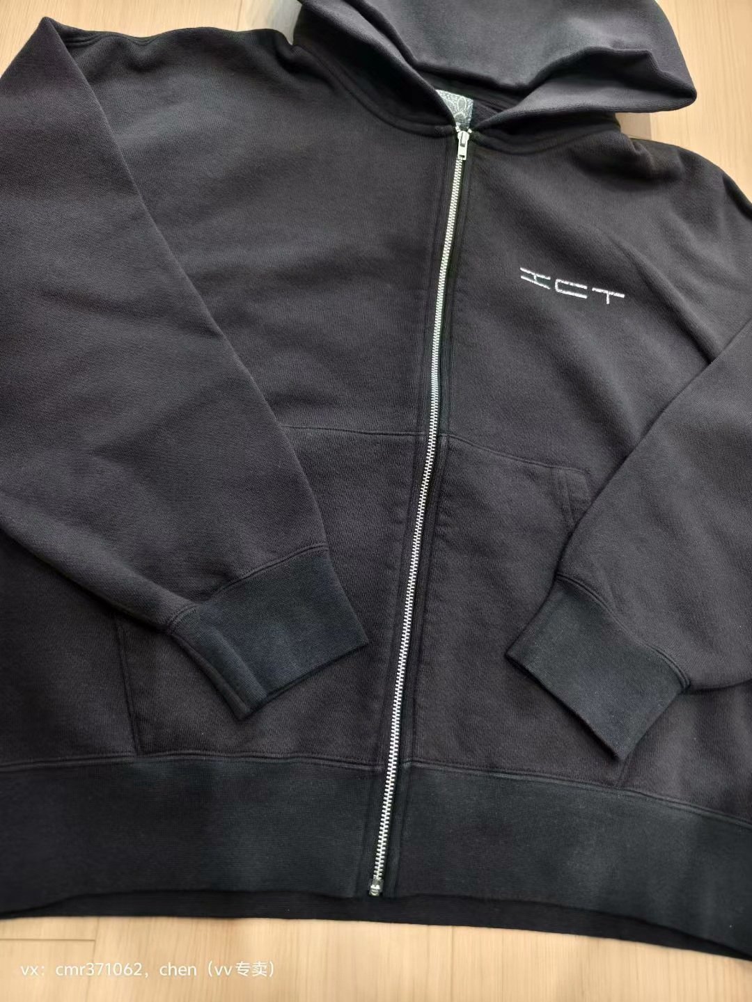 VISVIM 25 ICT HOODIE F.Z — label