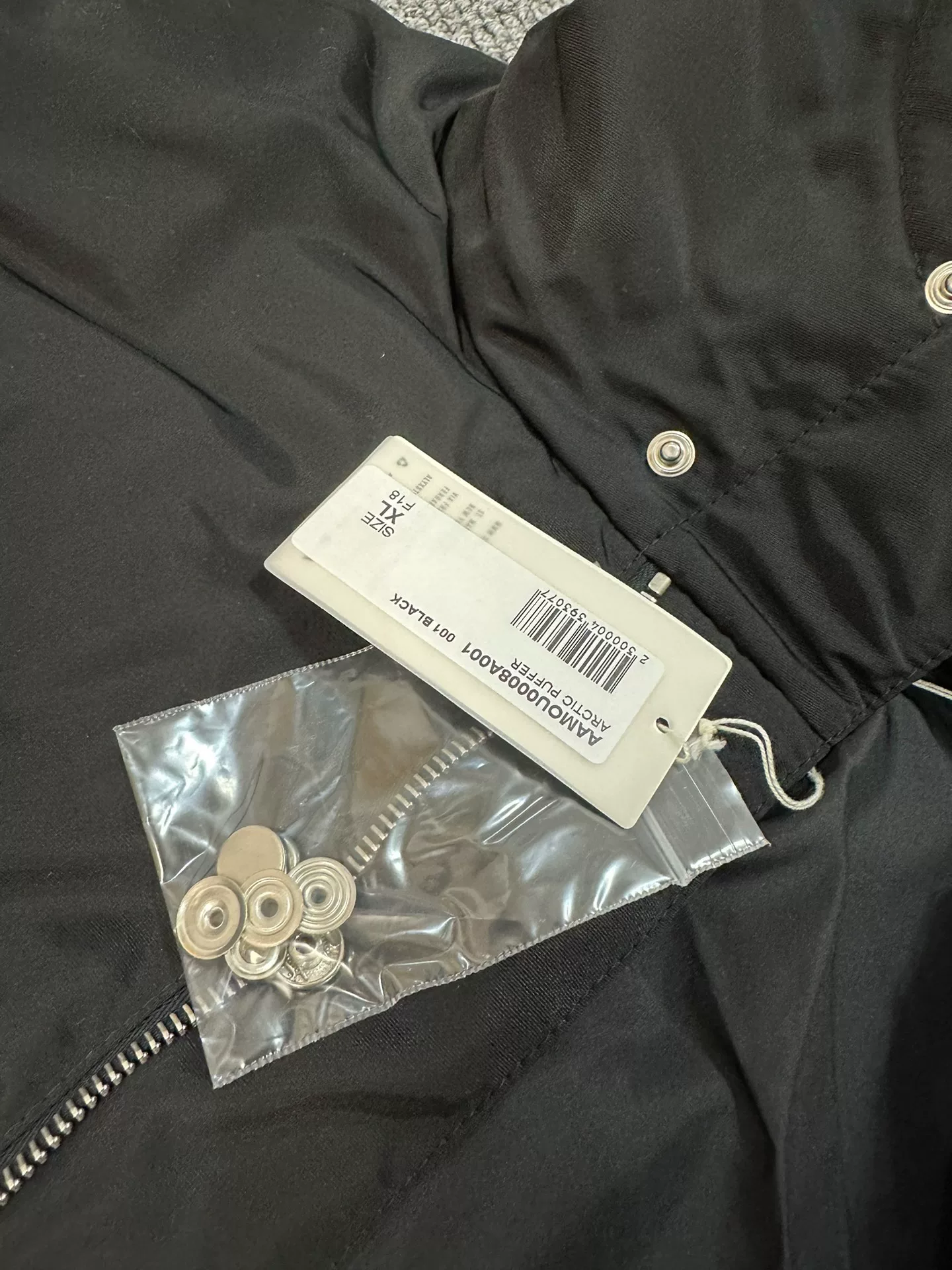Alyx Long Down Jacket XL Italy — back