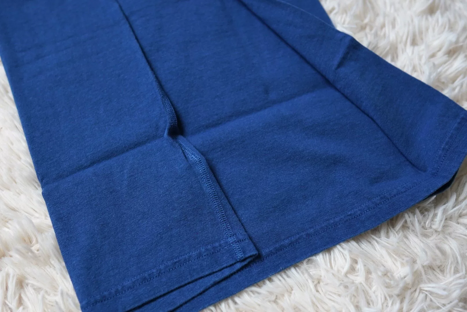 visvim indigo crew neck tee — back