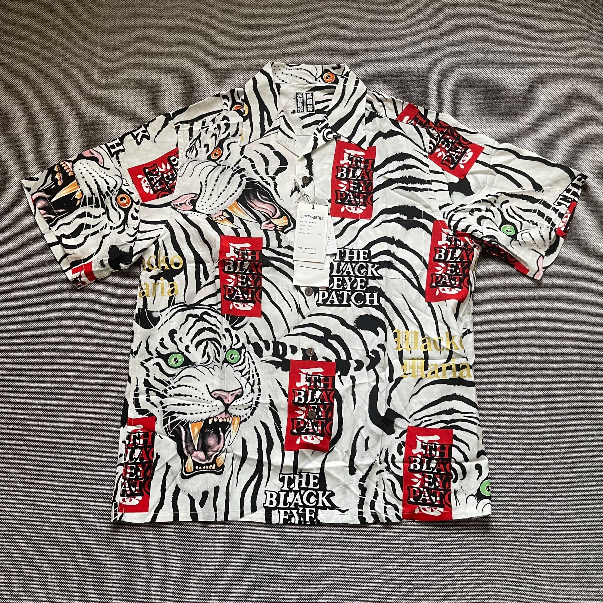 Wacko Maria x Tim Lehi Tiger Hawaiian Shirt