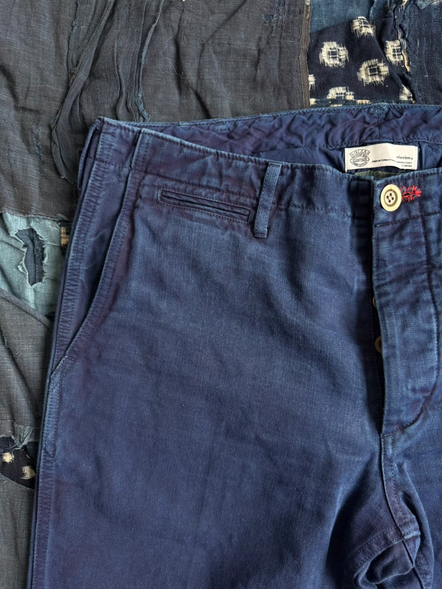 VISVIM 12AW ICT CHINO PANTS INDIGO — back
