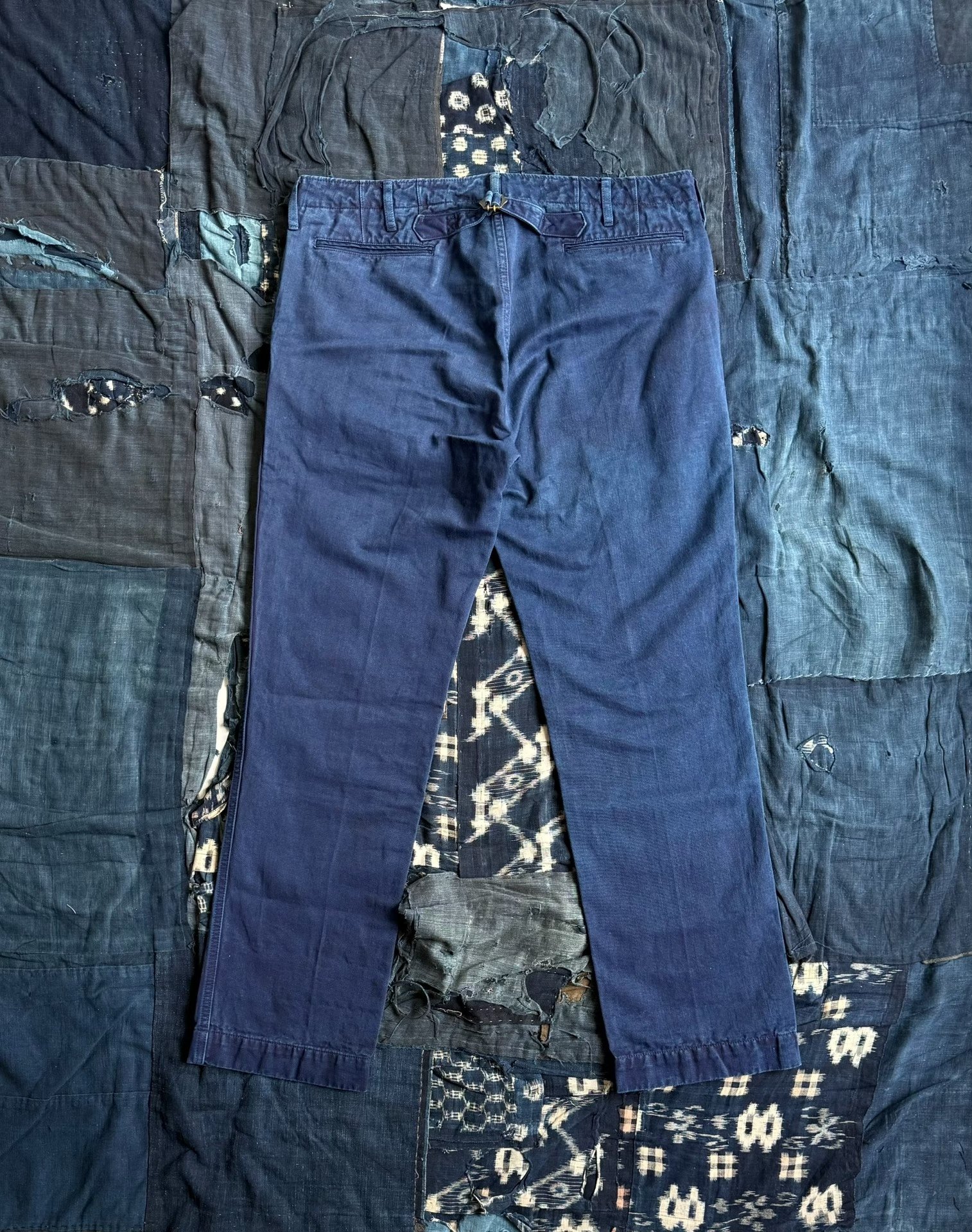 VISVIM 12AW ICT CHINO PANTS INDIGO — front