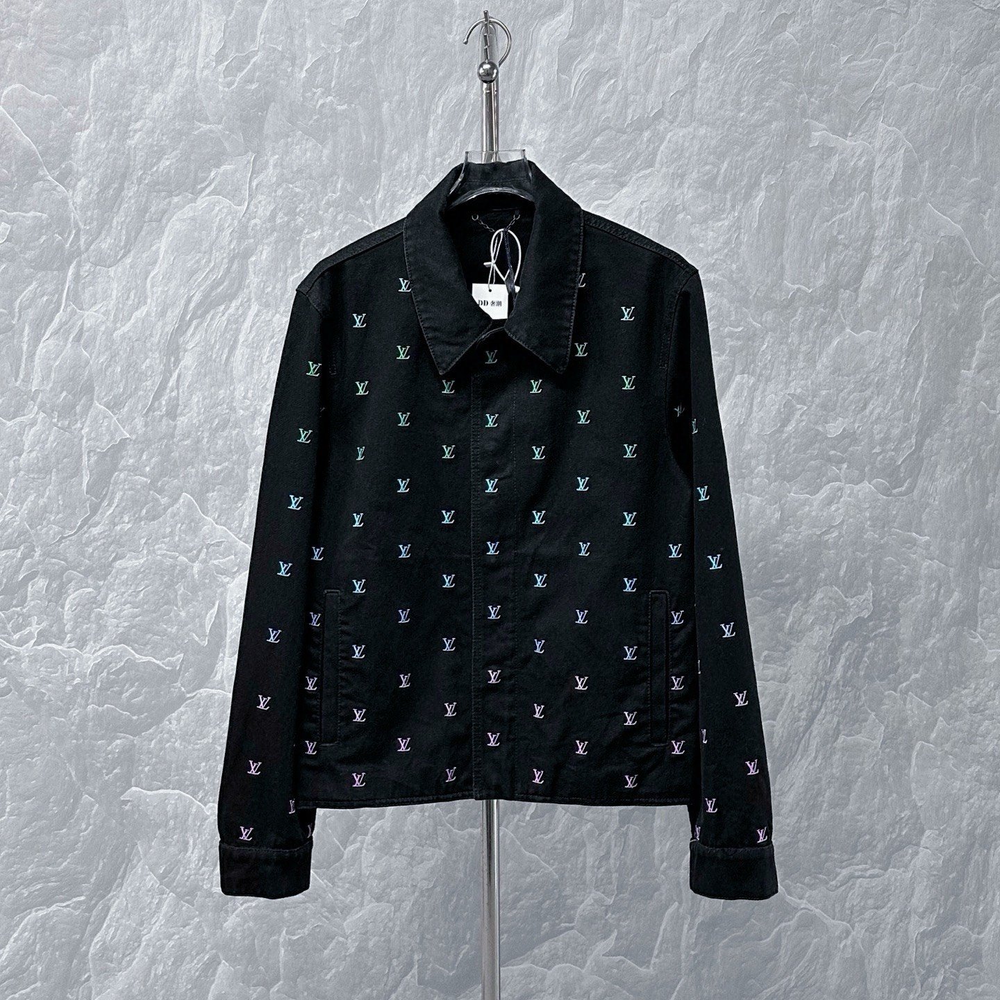 Louis Vuitton FW25 Embroidered Denim Jacket — front