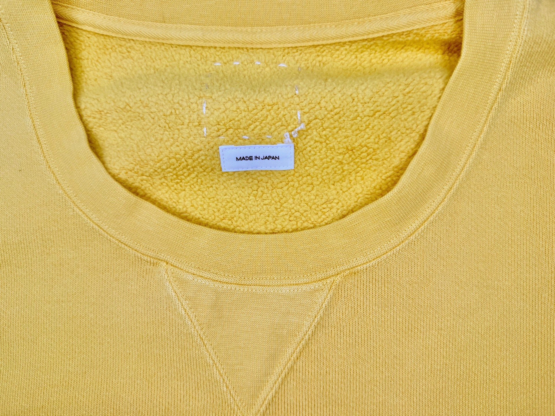 visvim JUMBO SB SWEAT S/S DMGD — detail