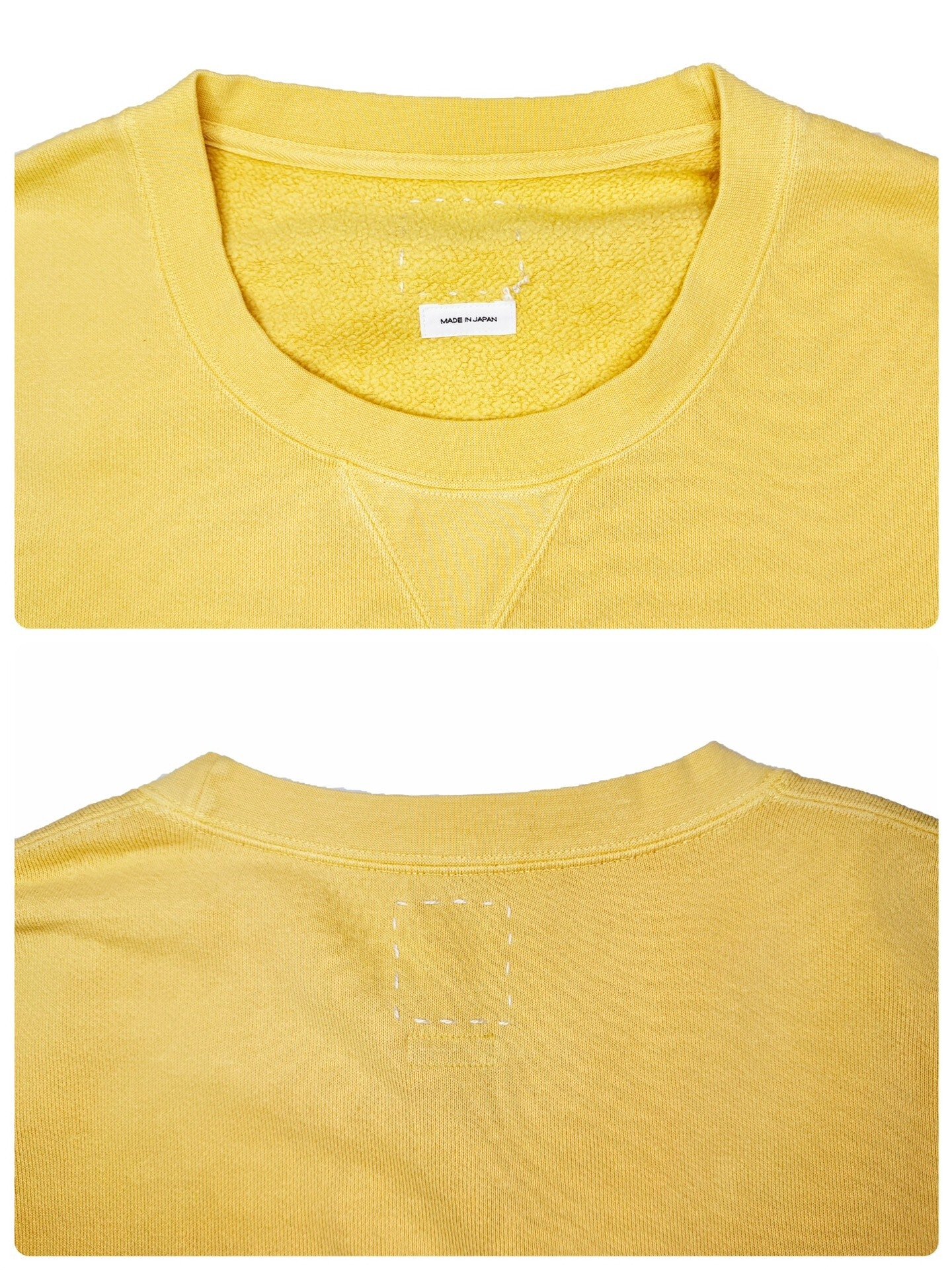 visvim JUMBO SB SWEAT S/S DMGD — back