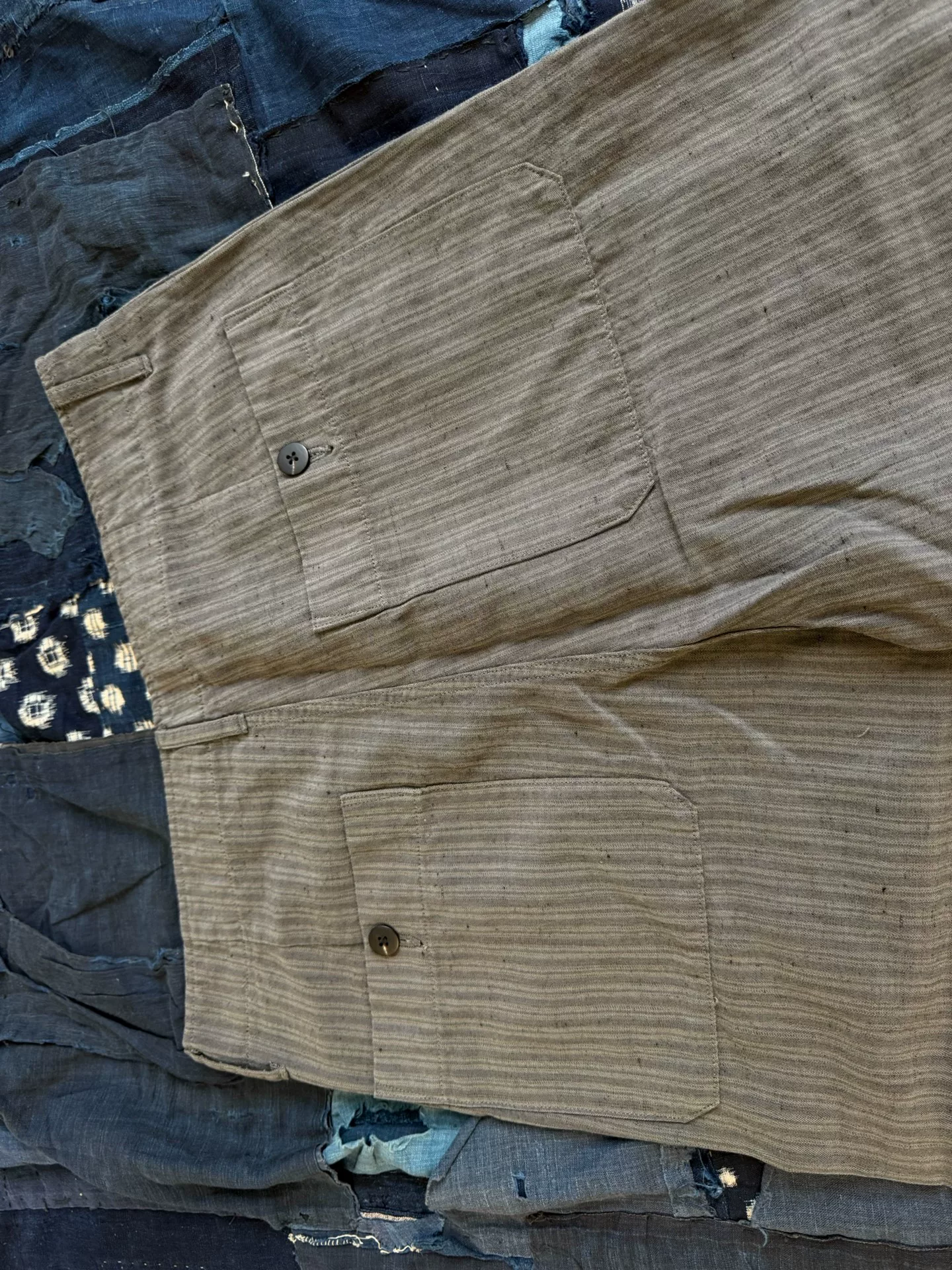 VISVIM 25SS EX WIDE STRIPE CHINO — label