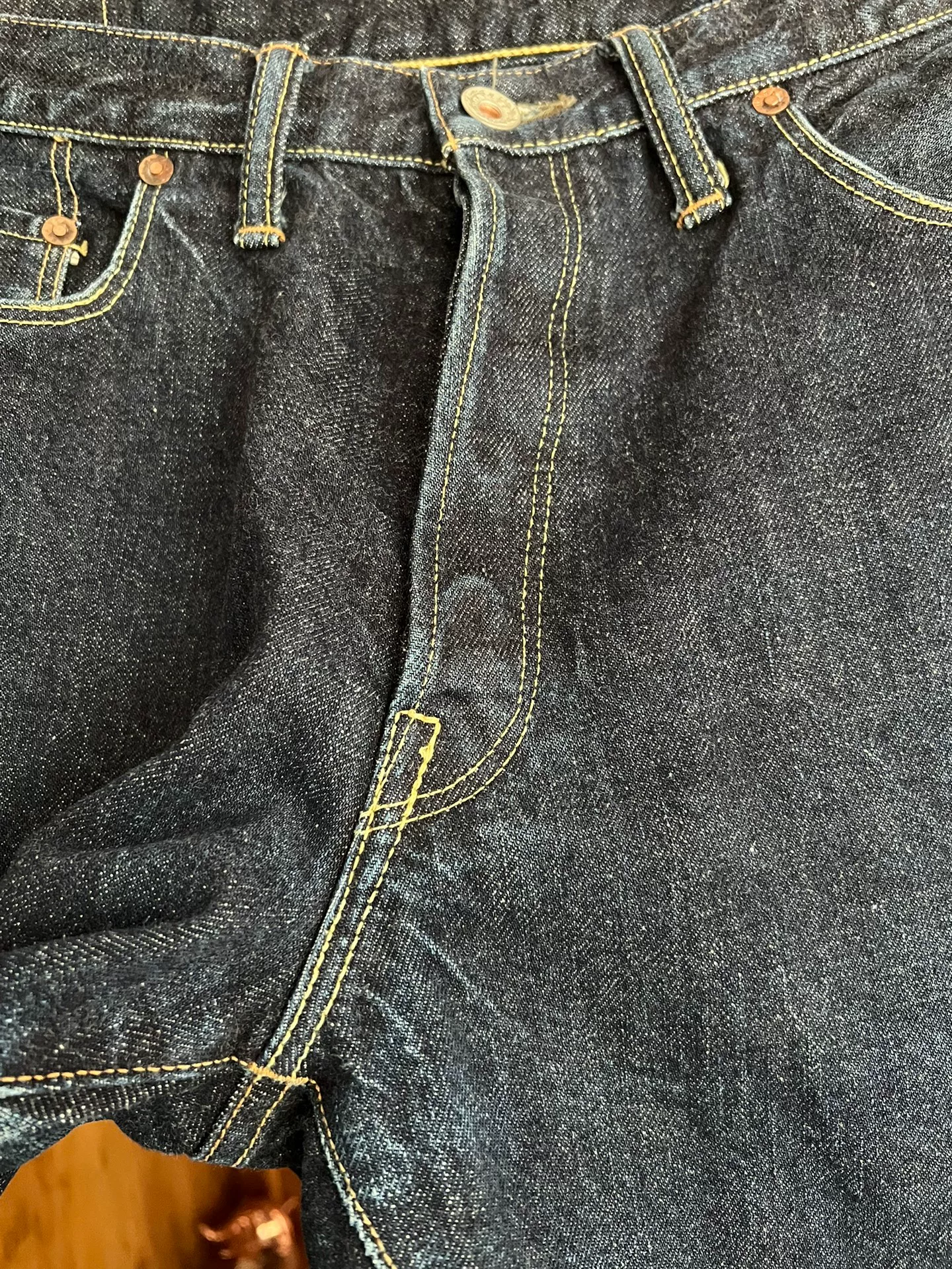 Toys McCoy 14oz Vintage Selvedge Jeans — back