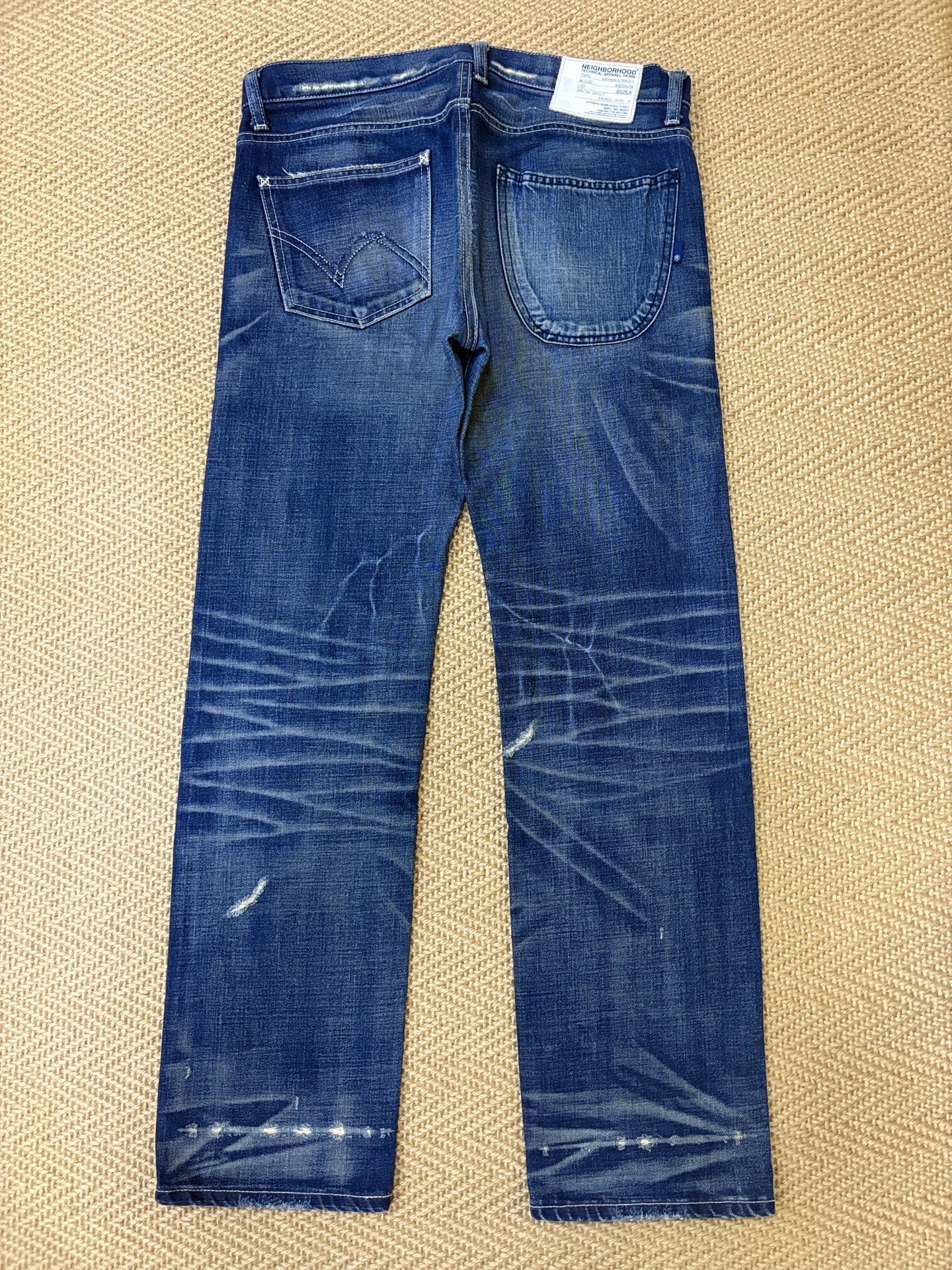 Neighborhood 05 Lightning Destroyed Jeans — front