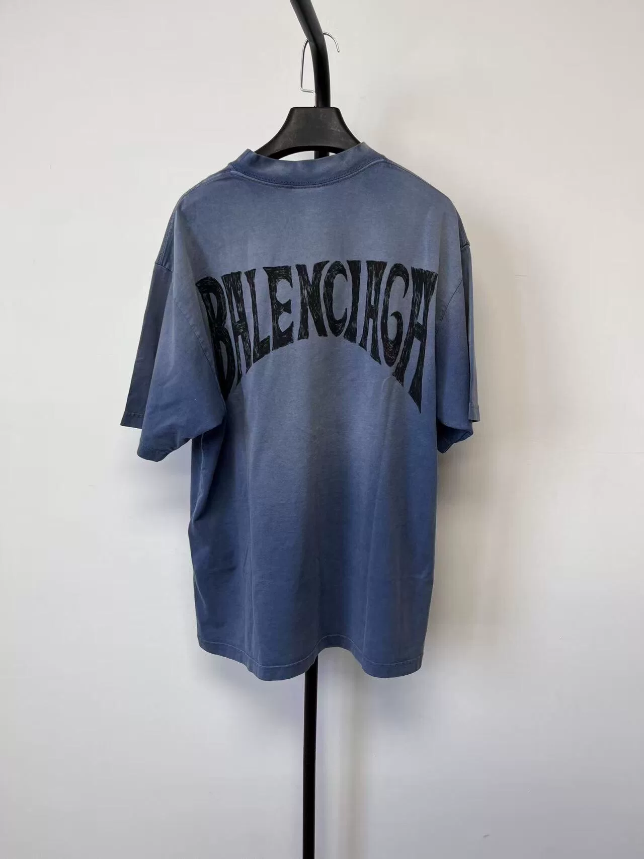 Balenciaga Logo Embroidered Short-Sleeve T-Shirt