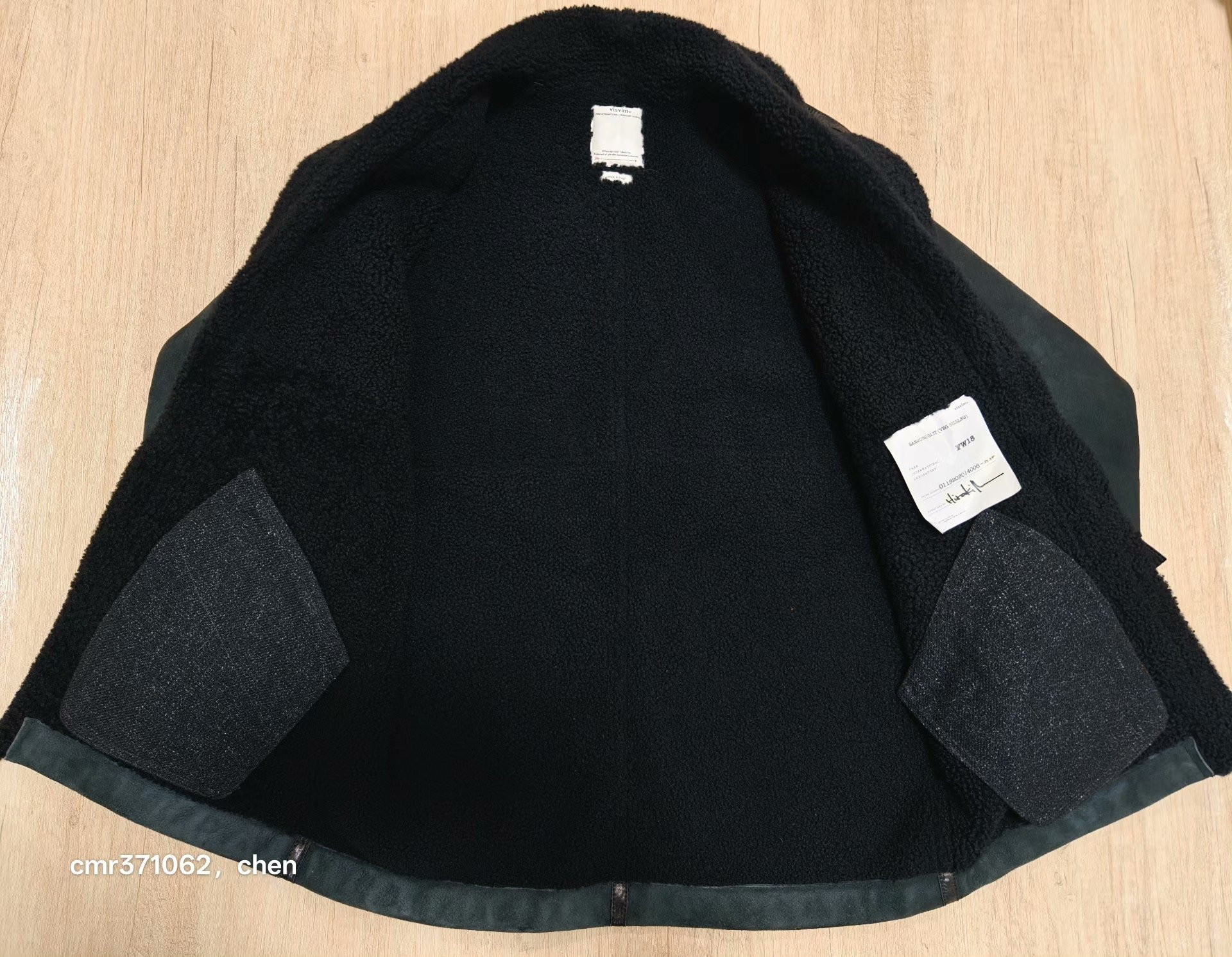 VISVIM 18AW SANJURO GI IT VEG SHRLNG — back