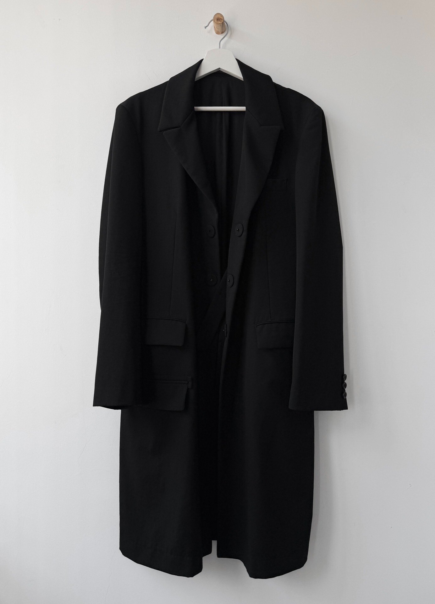 Yohji Yamamoto 20AW DR.JKT Wool Coat — label
