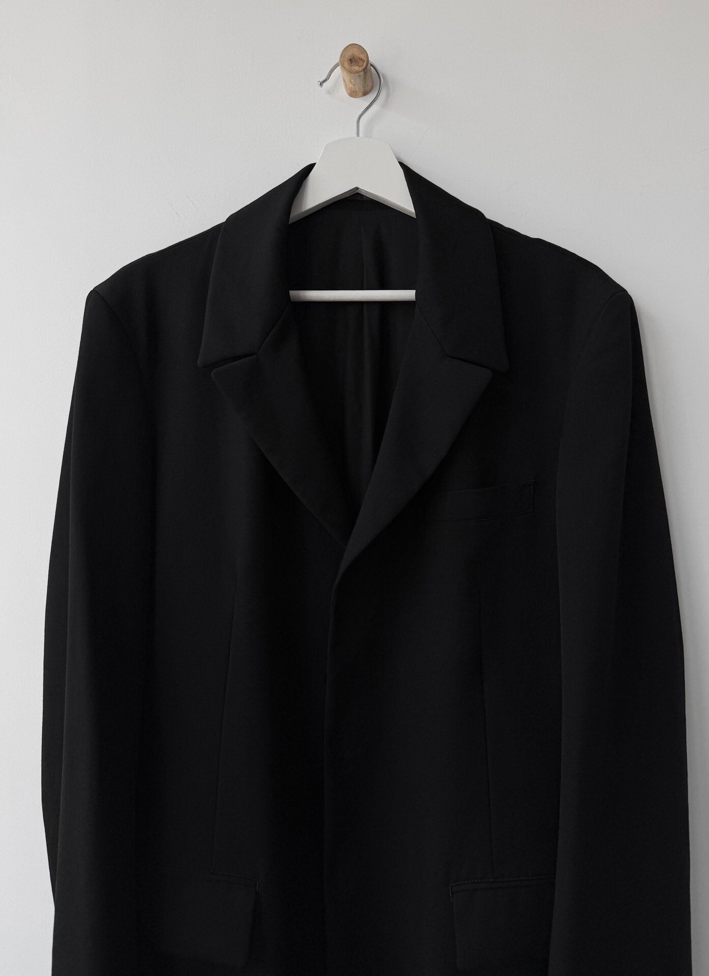 Yohji Yamamoto 20AW DR.JKT Wool Coat — detail