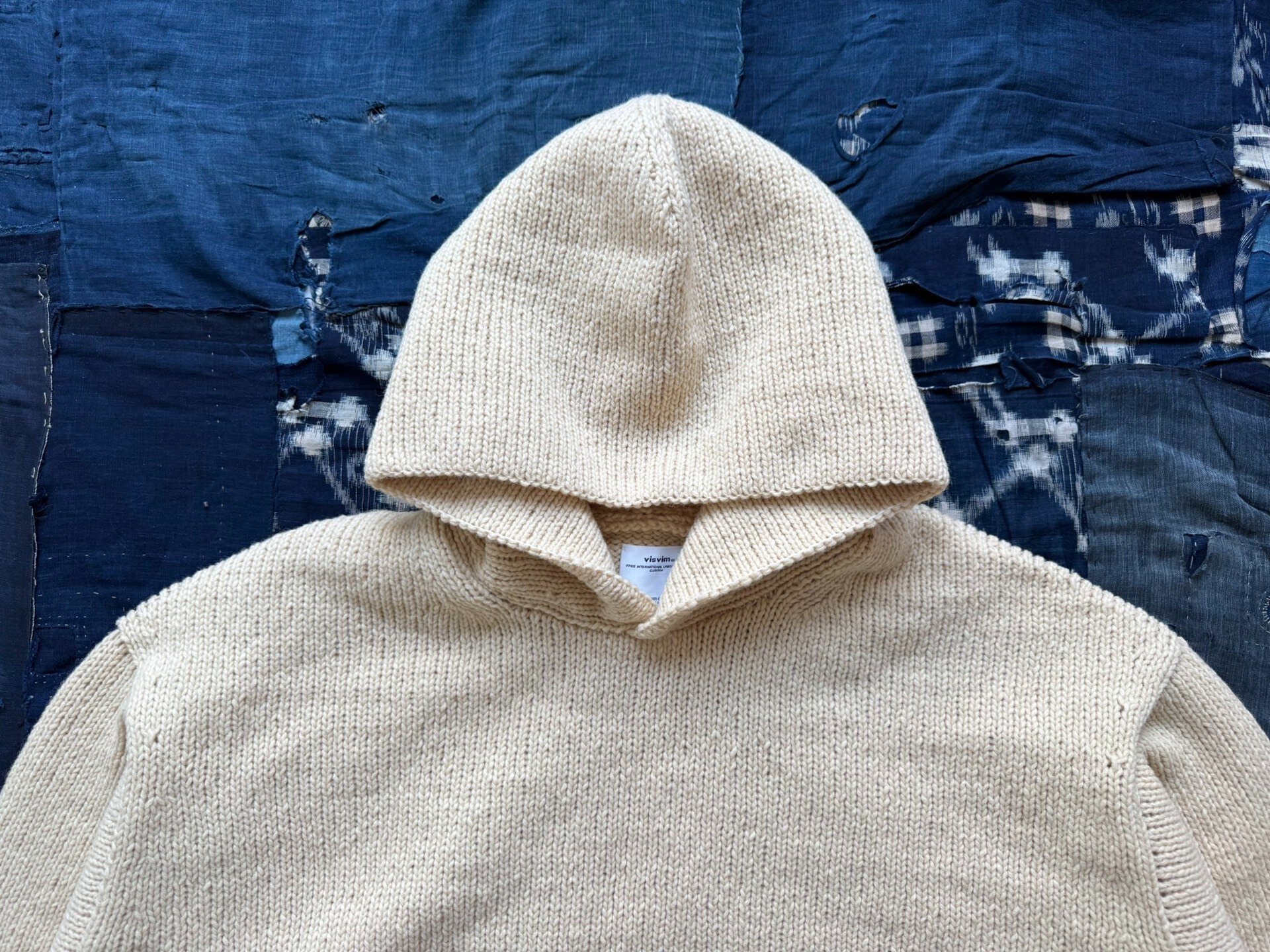 VISVIM 23AW AMPLUS SB Knit Pullover — detail