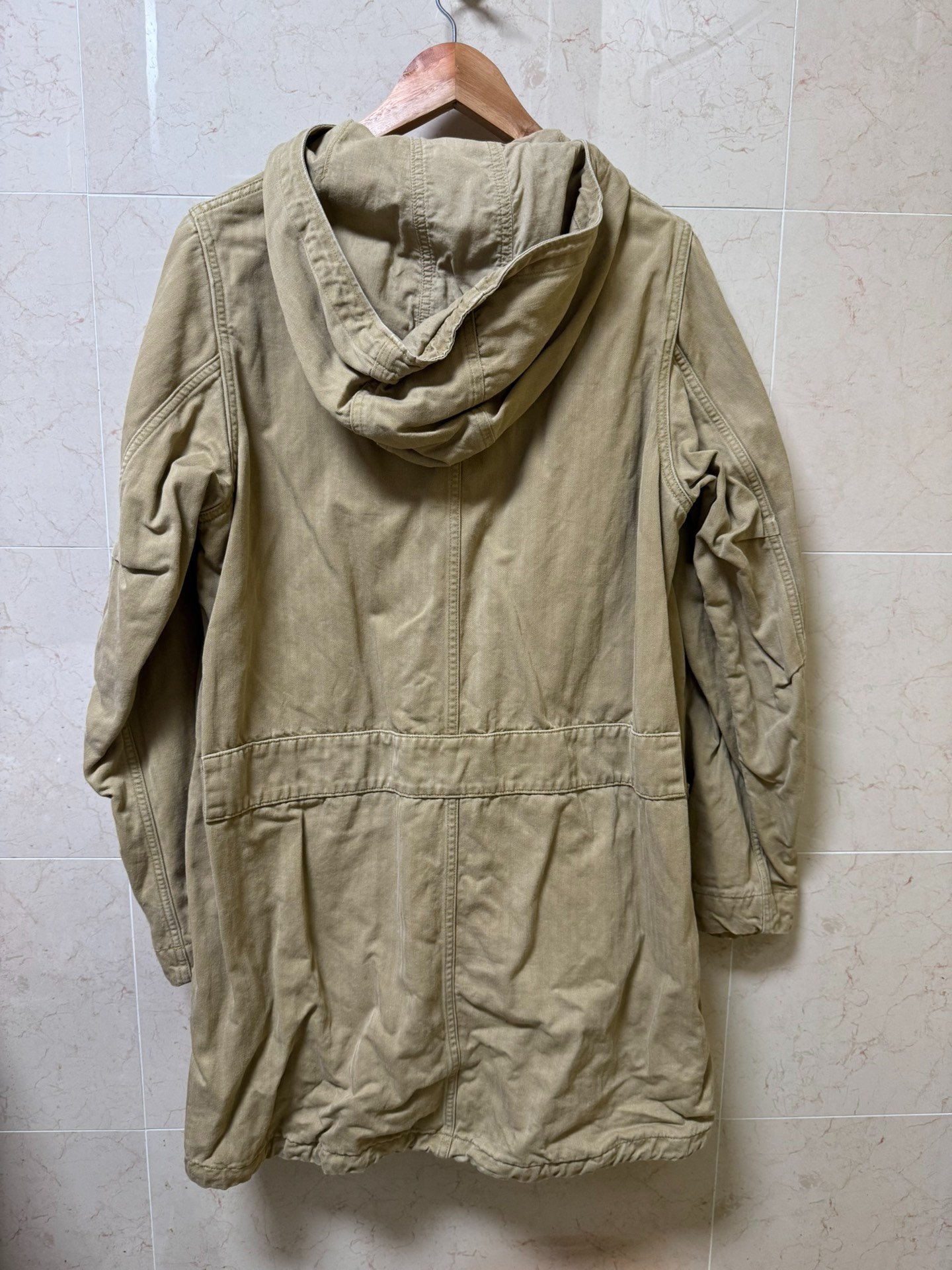 visvim townsend coat m65 herringbone — front