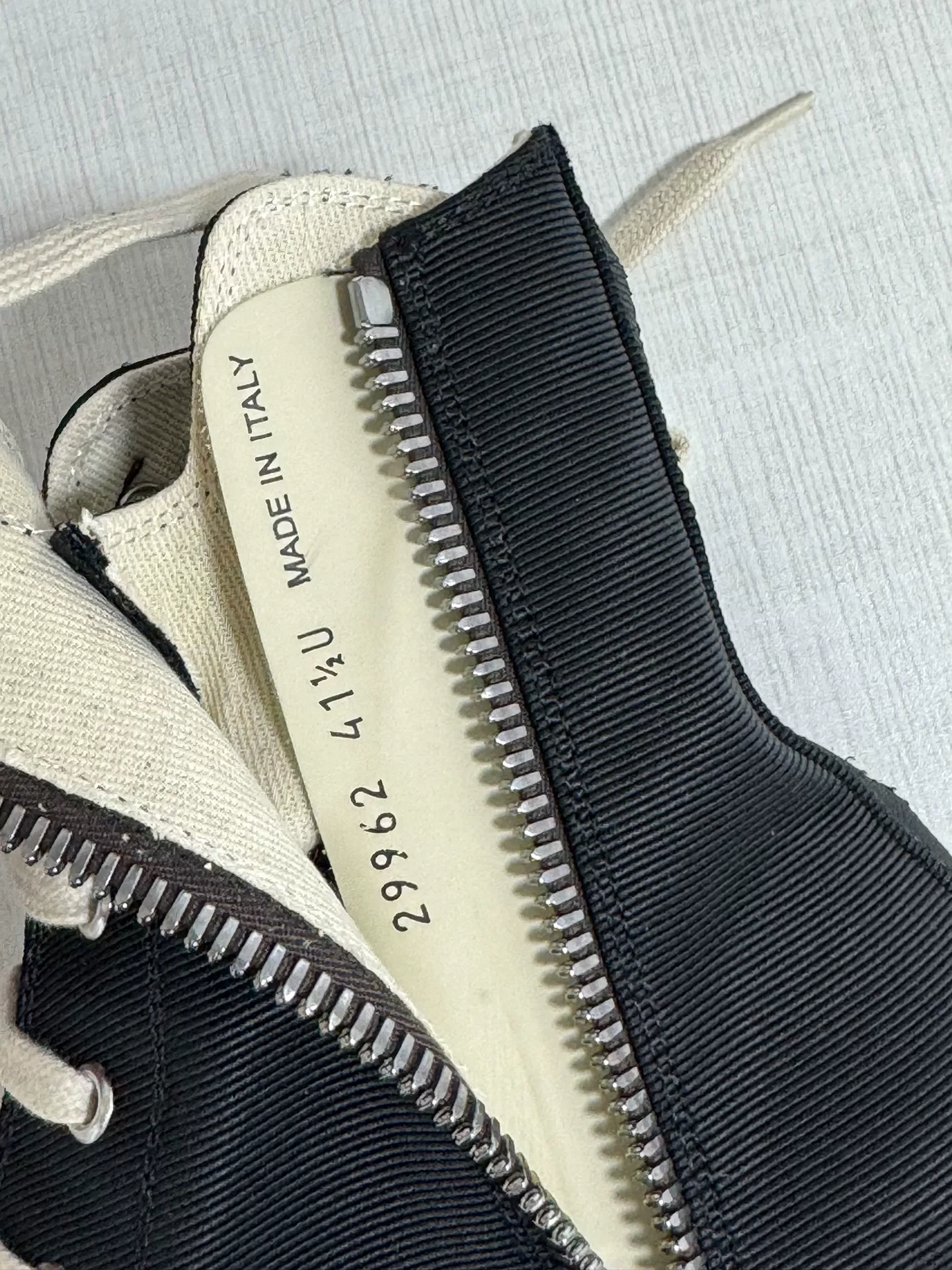 Rick Owens High-Top Tactical Cargo Sneakers — back