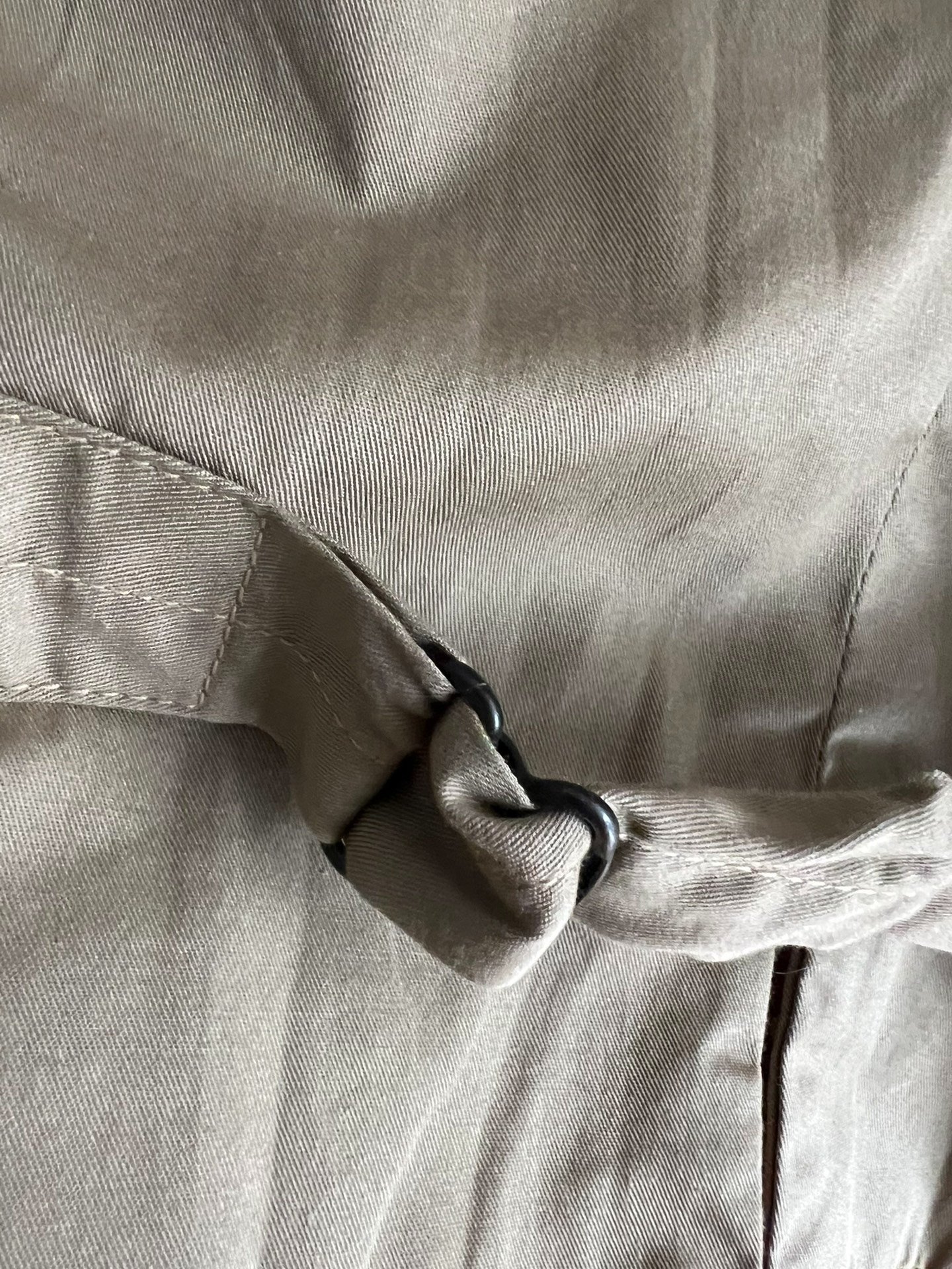Mister Freedom Vintage Cotton Linen Orange Workwear Vest — label