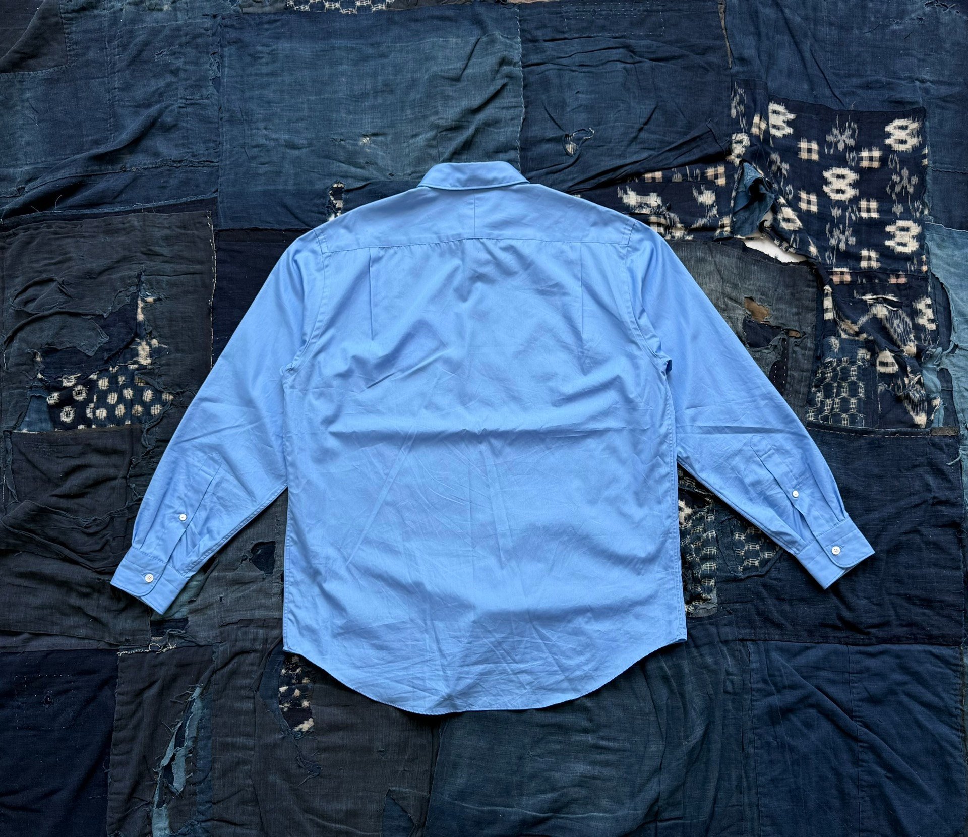 A.PRESSE Regular Collar Loose Shirt — front