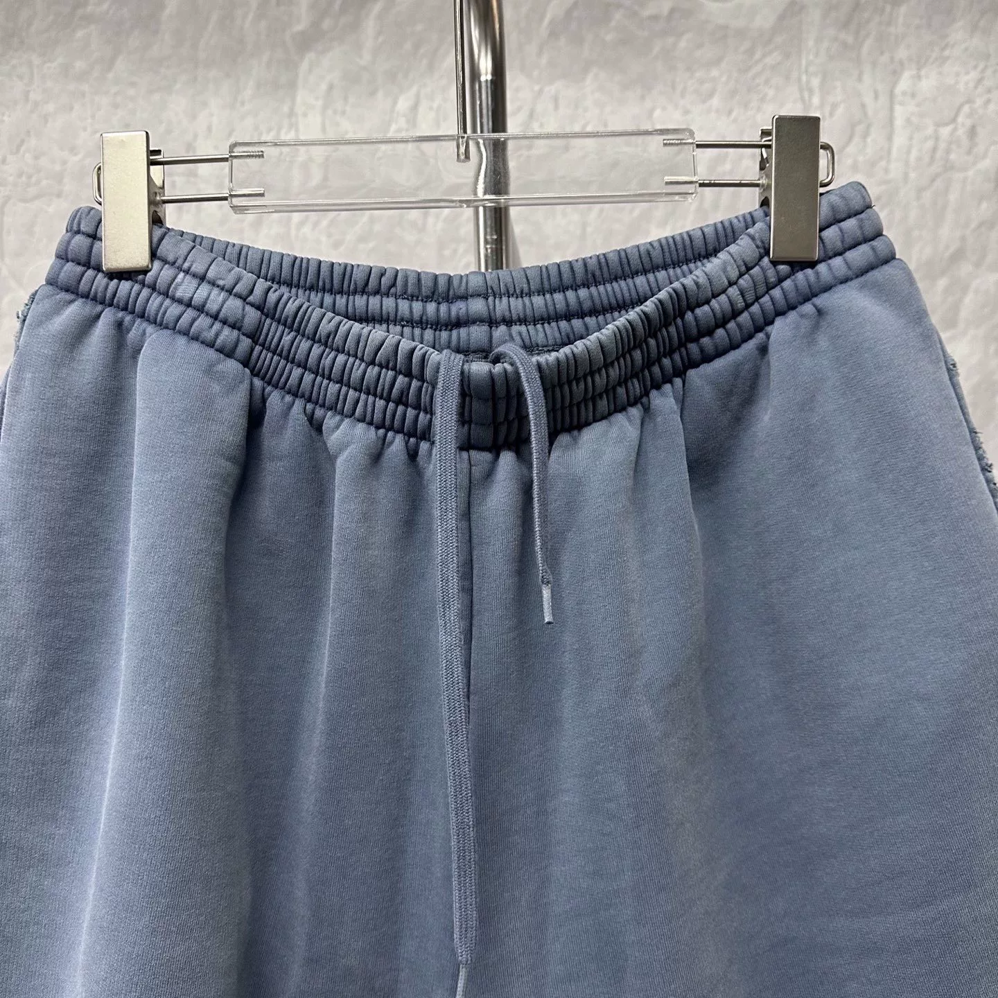 Balenciaga SS24 Double Ring Flame Print Shorts — front