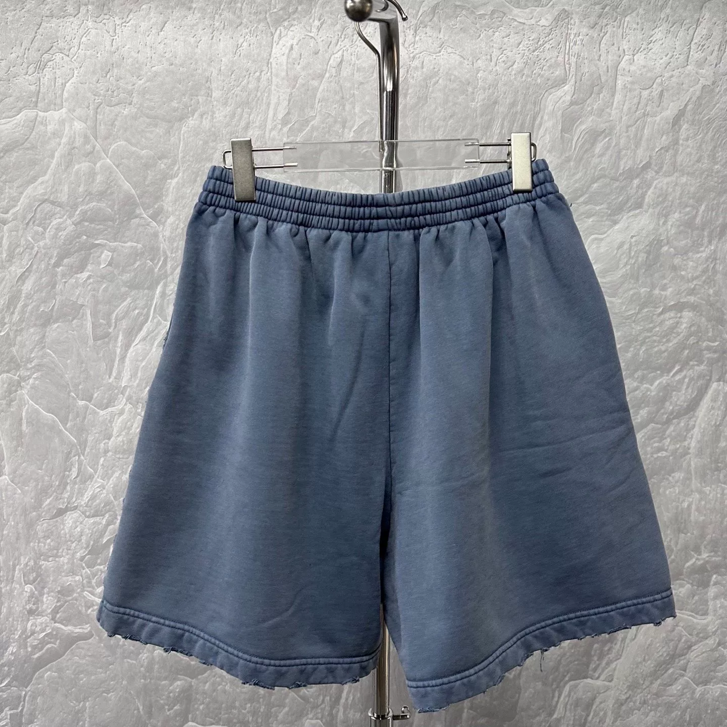 Balenciaga SS24 Double Ring Flame Print Shorts — back