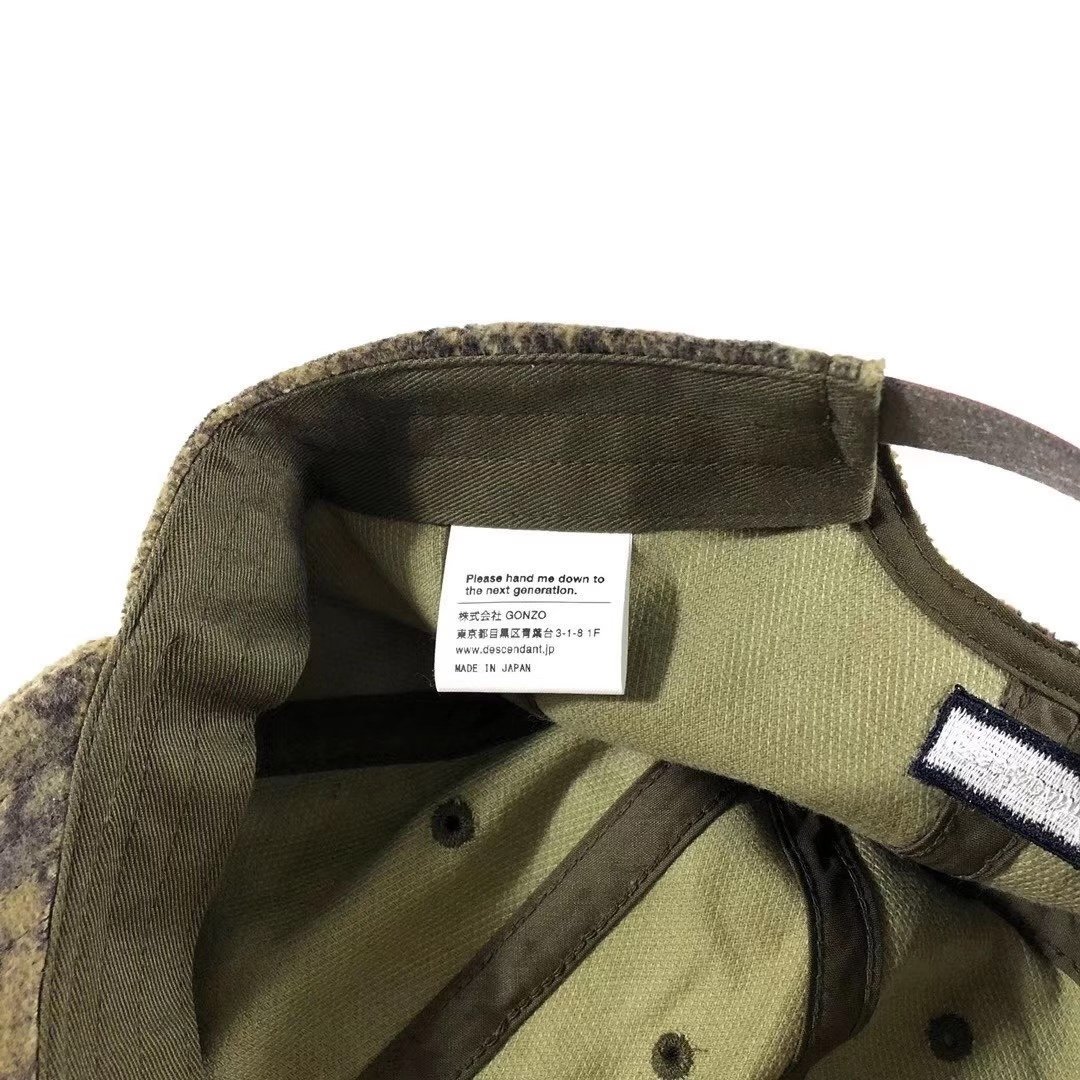 Descendant 19AW Camouflage Baseball Cap — back