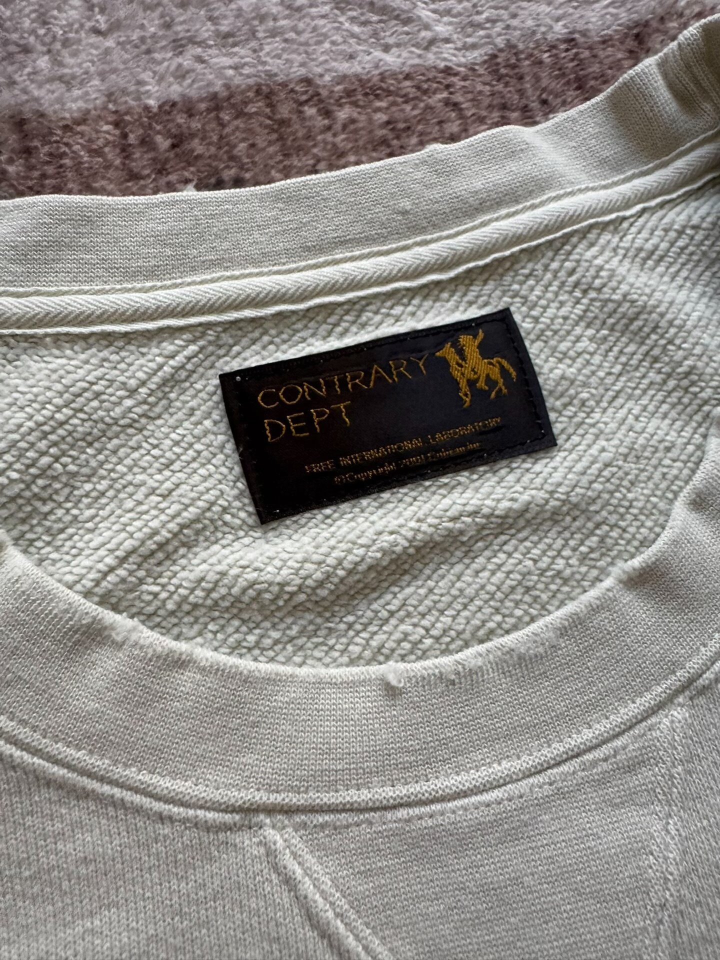 VISVIM 22AW JUMBO SB SWEAT — front