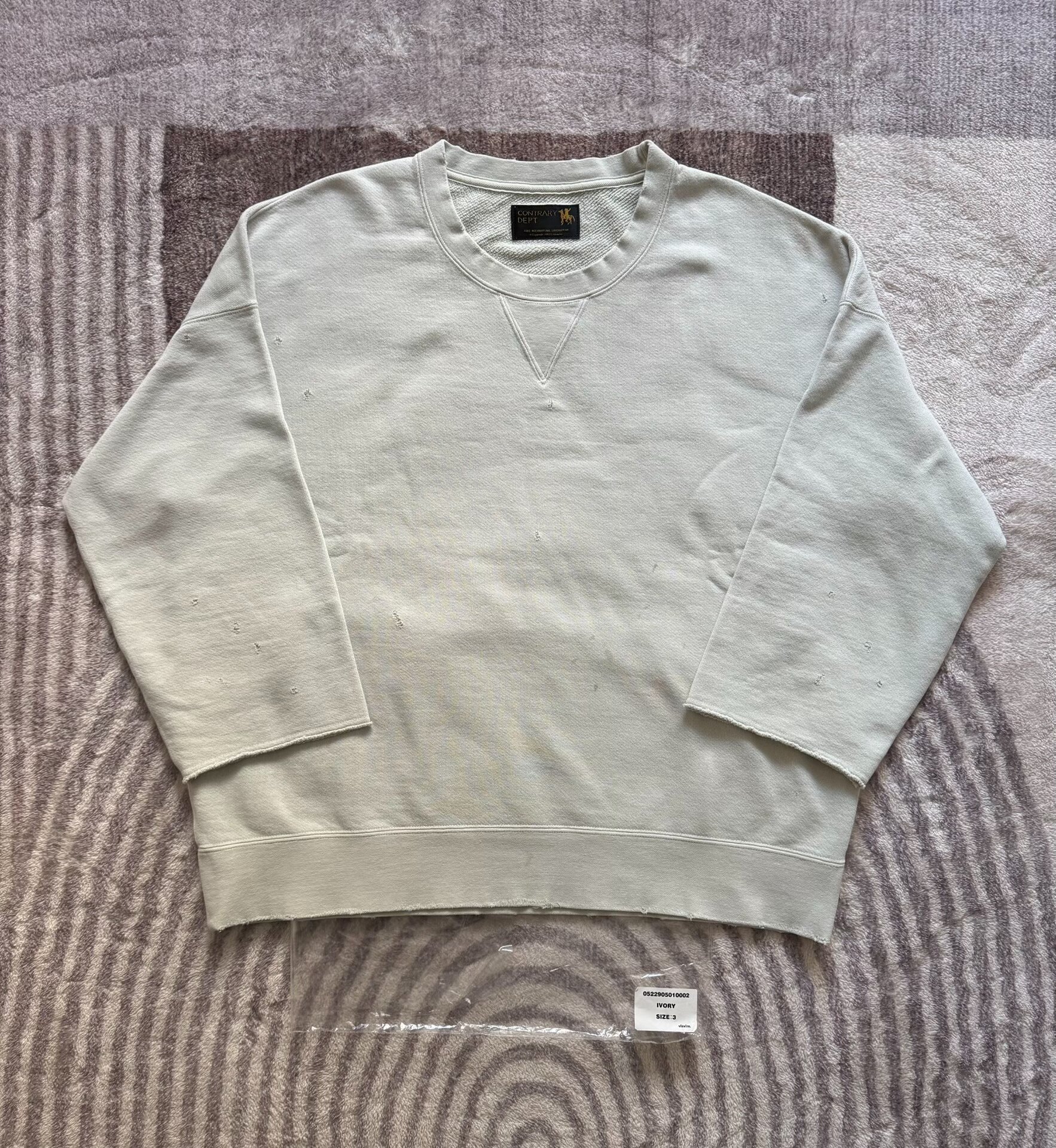 VISVIM 22AW JUMBO SB SWEAT
