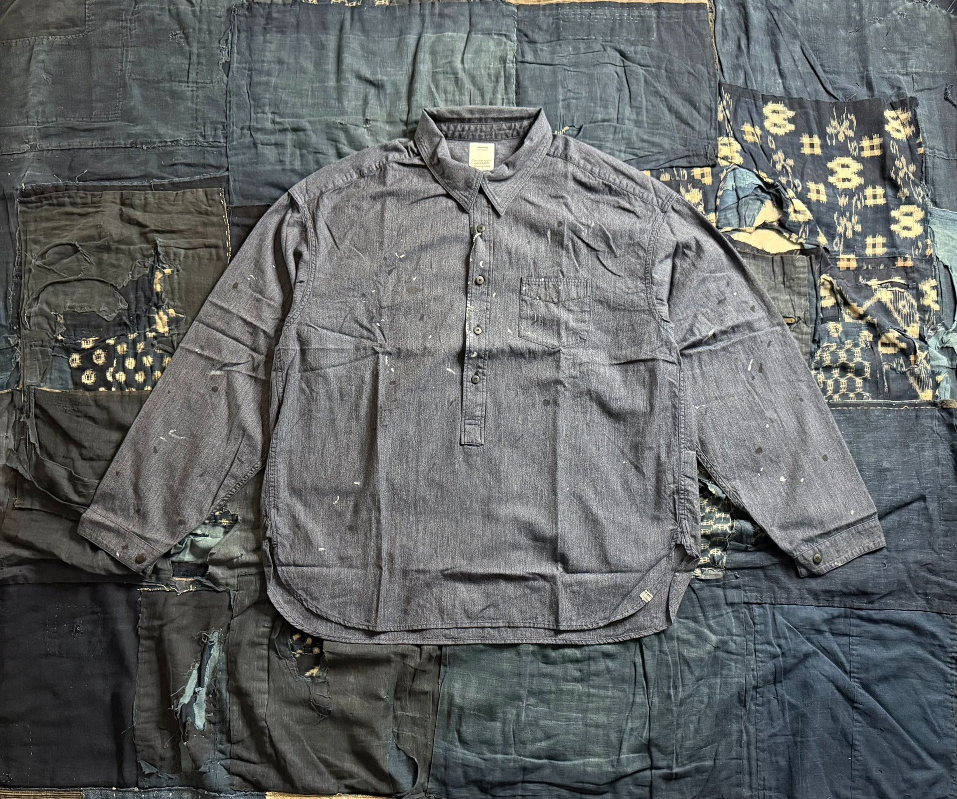VISVIM 1910 P.O. Chambray L/S Pullover