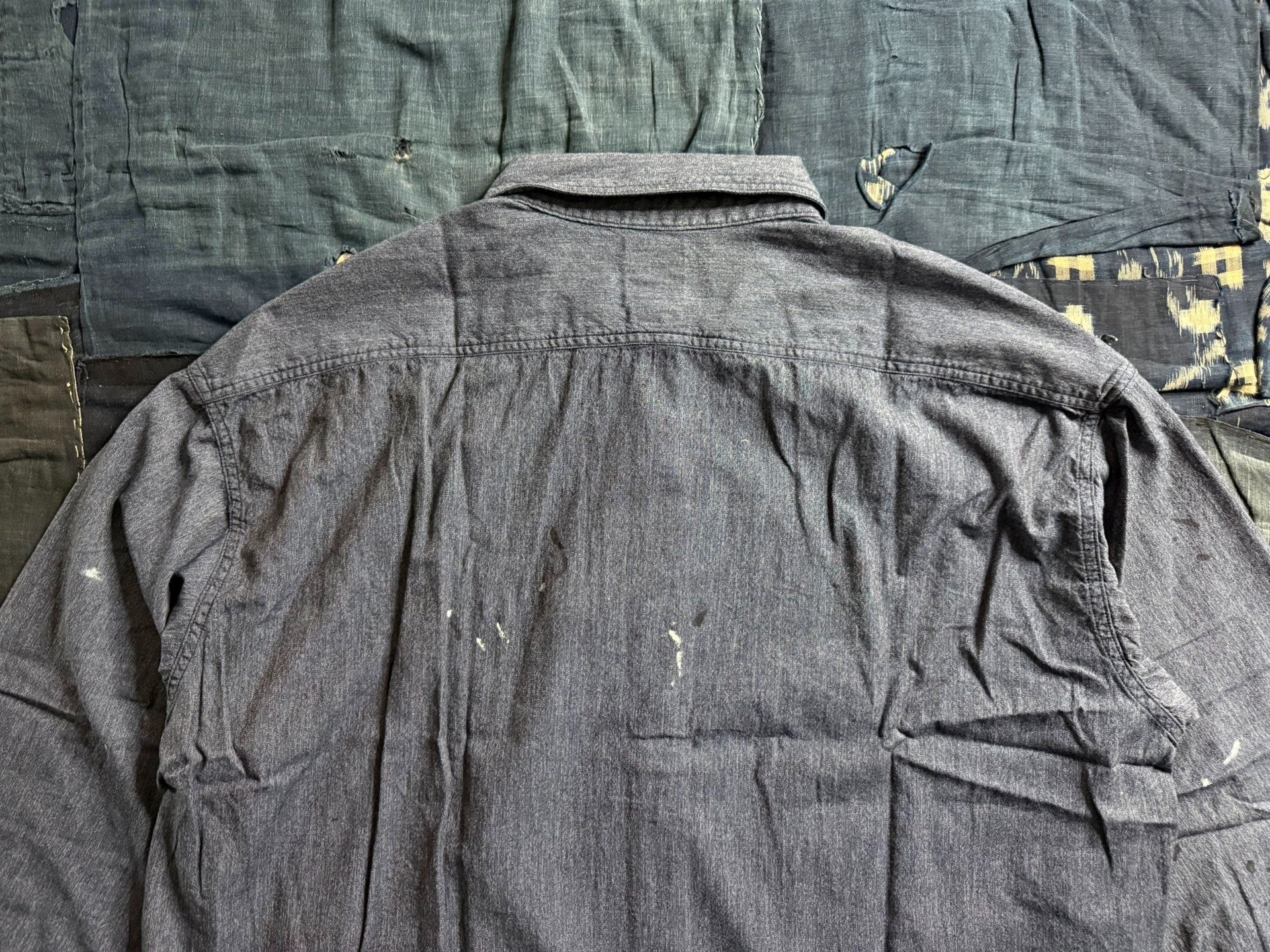 VISVIM 1910 P.O. Chambray L/S Pullover — back