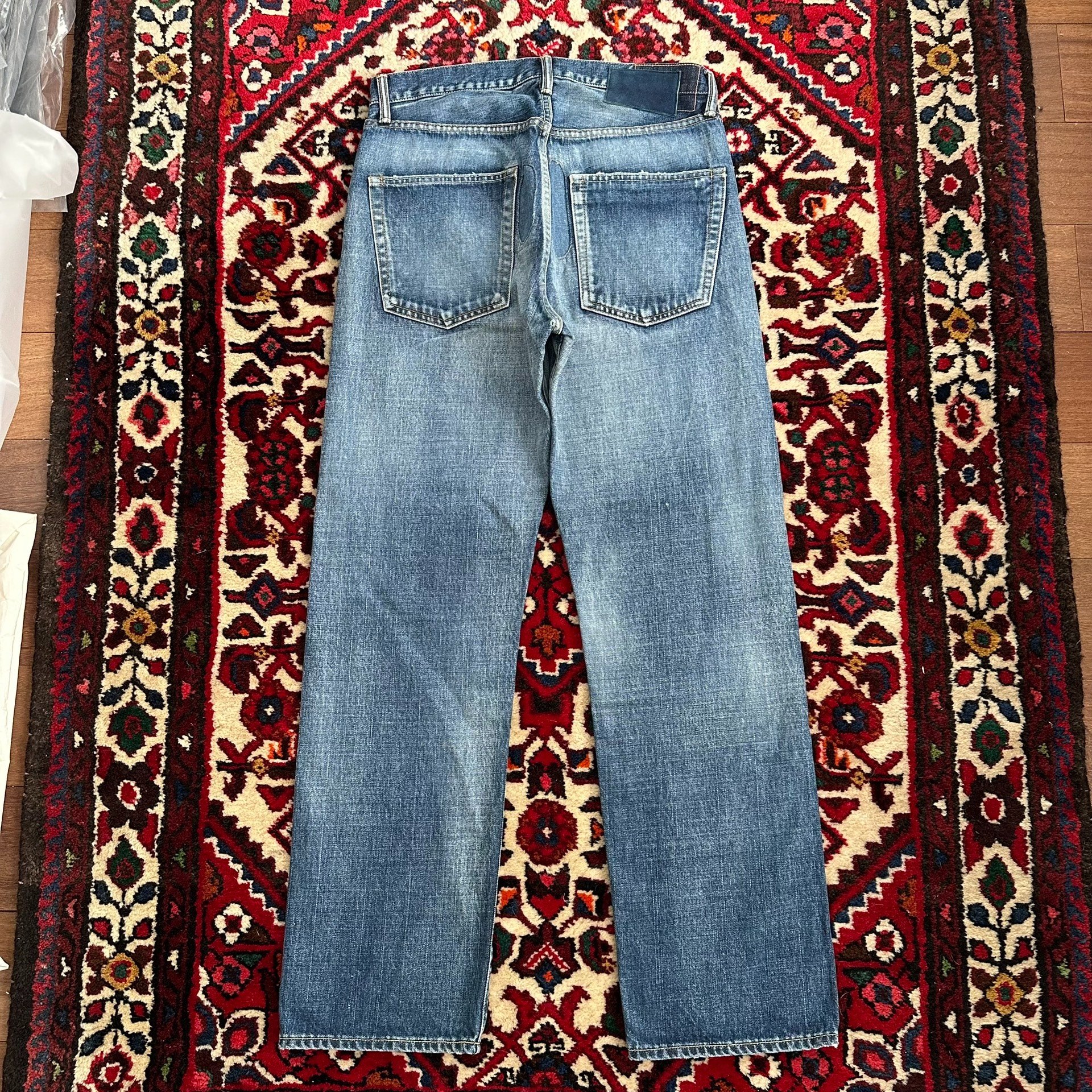 visvim 01.2D20 Washed Jeans — front