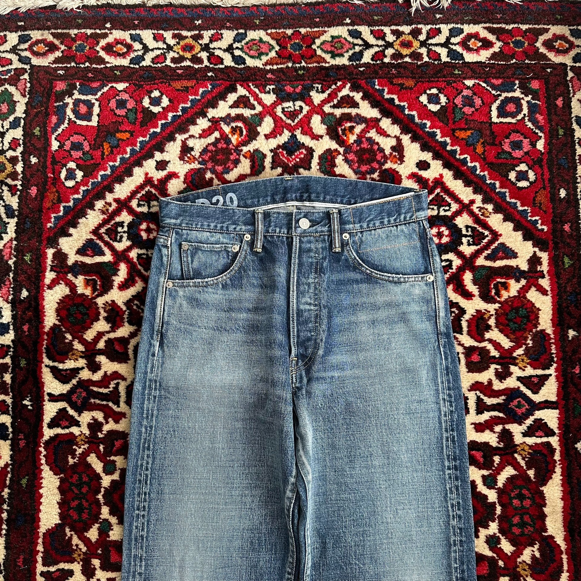 visvim 01.2D20 Washed Jeans — detail