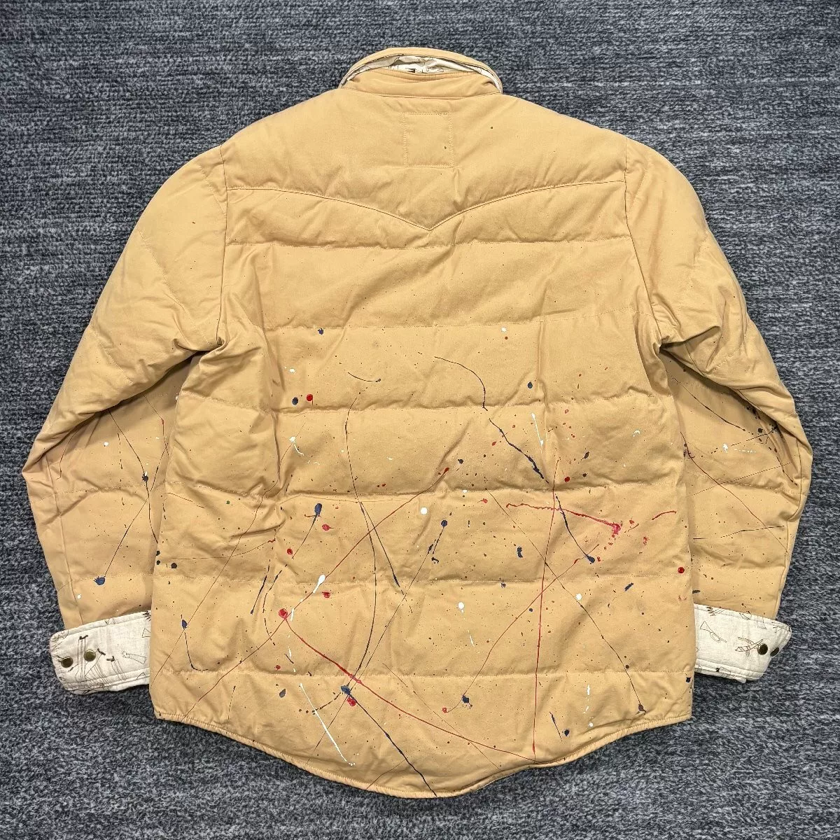 visvim ICT KERCHIEF DOWN JKT BEIGE — front
