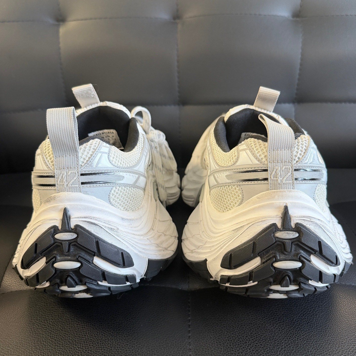 Balenciaga 10XL Gray Low-Top Dad Shoes — detail