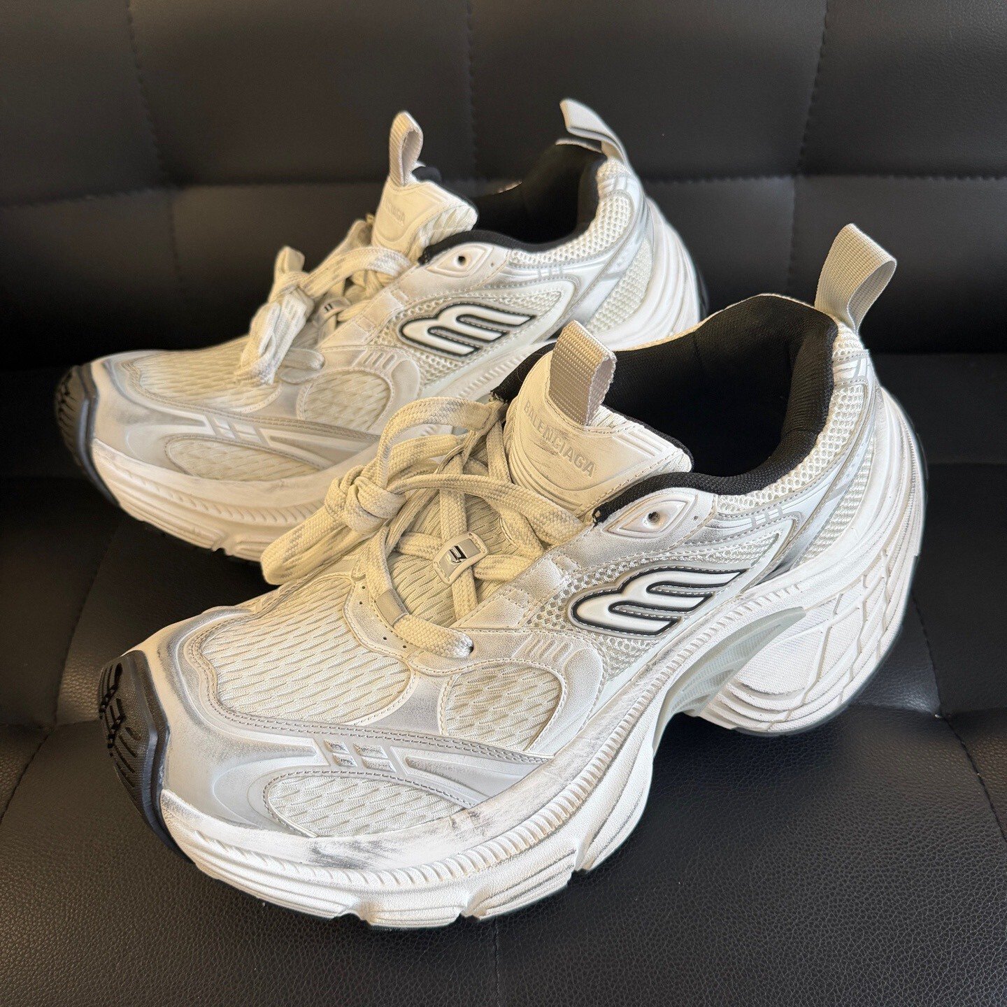 Balenciaga 10XL Gray Low-Top Dad Shoes