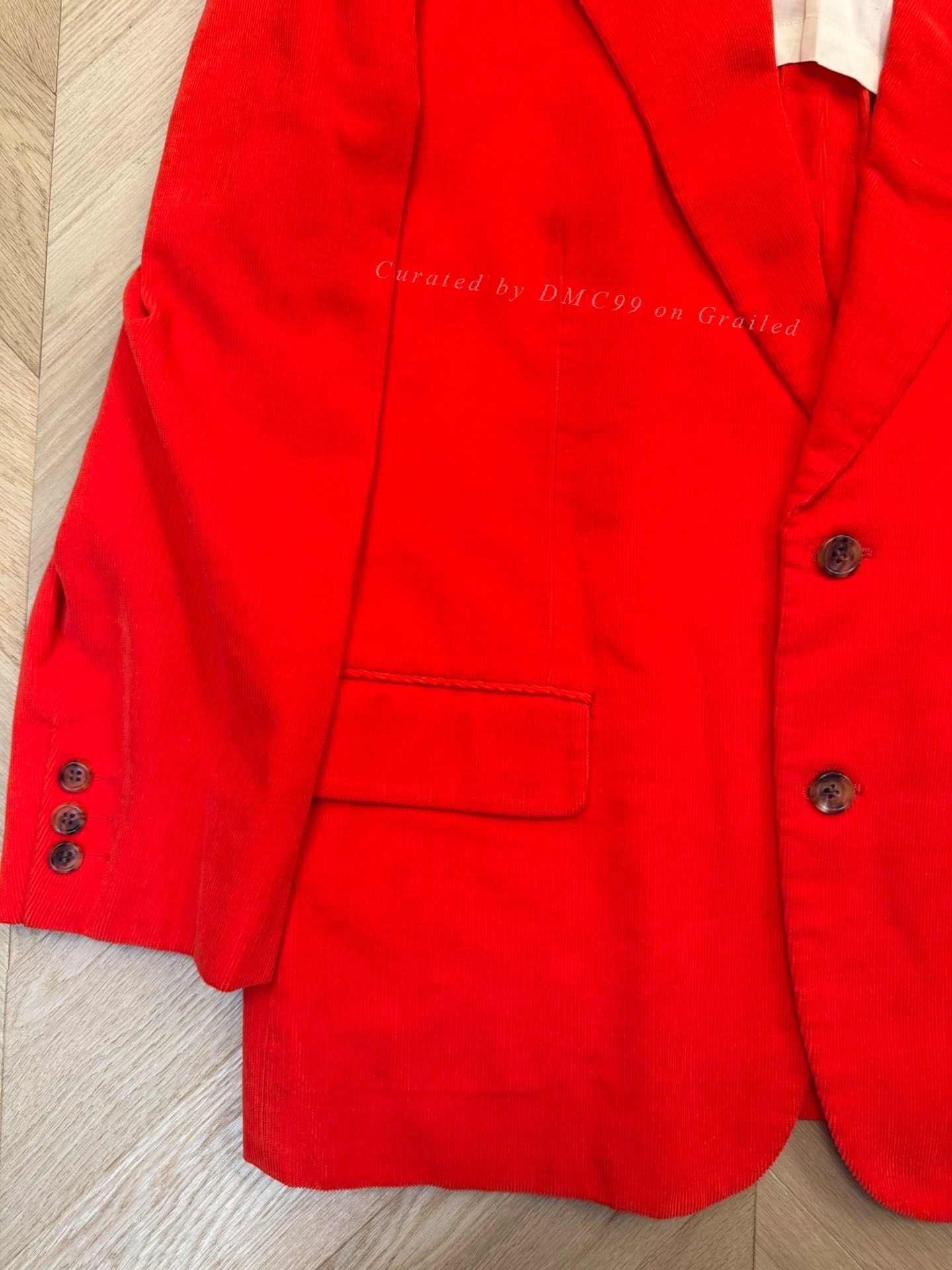 Comme des Garçons 91SS Corduroy Jacket — front