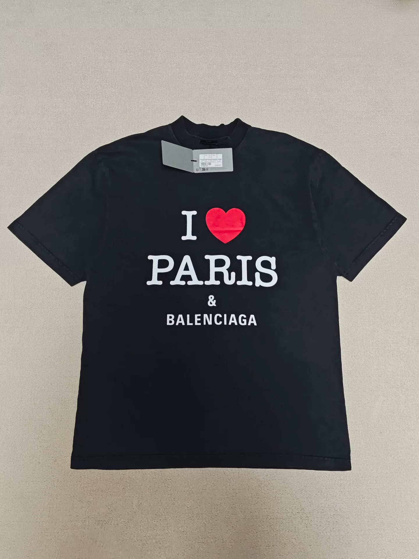 Balenciaga I ❤️ PARIS Short-Sleeve Tee