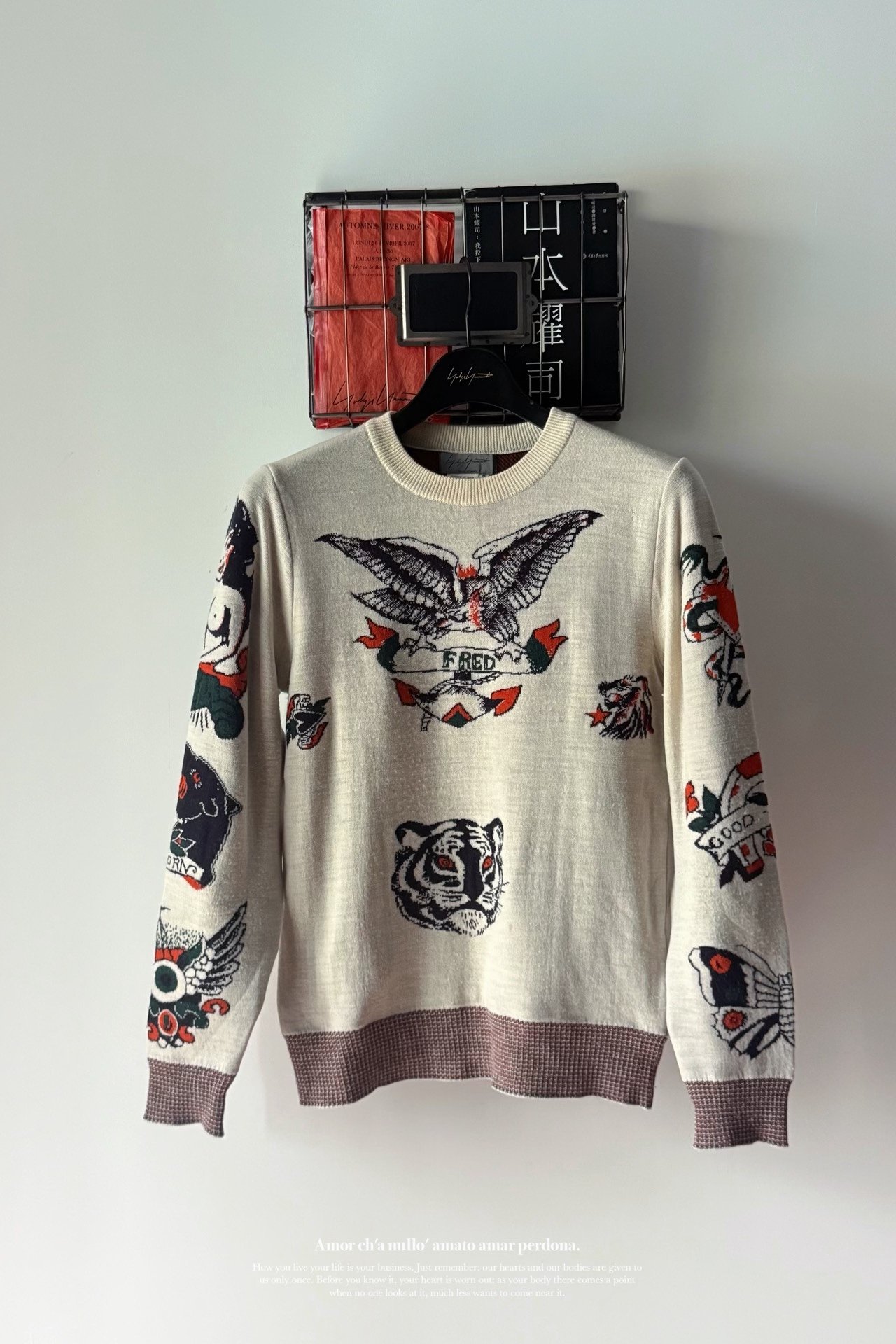 Yohji Yamamoto 03AW Pimp Archive Knit — front