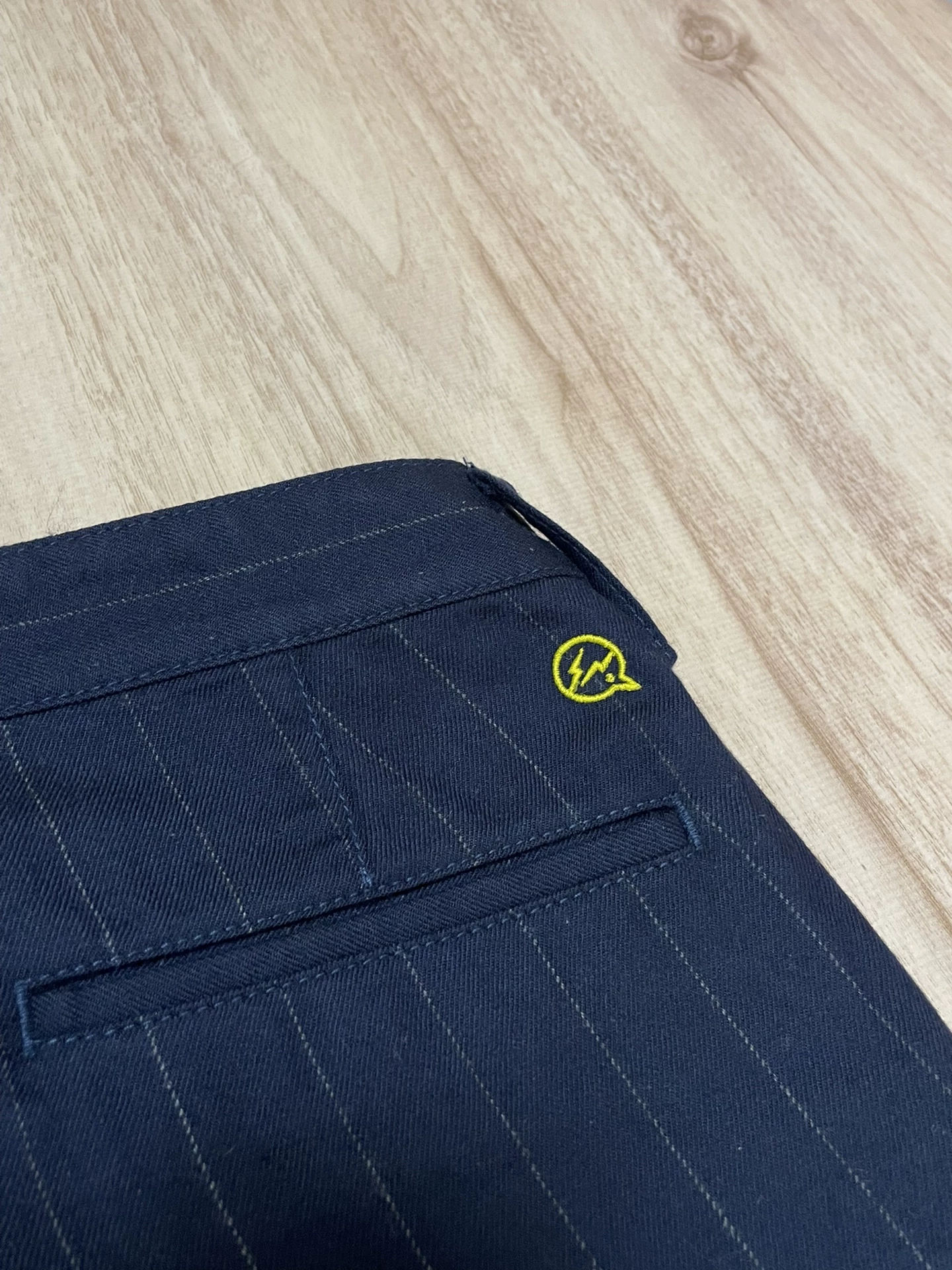 Denim by Vanquish Fragment Lightning Stripe Pants — back