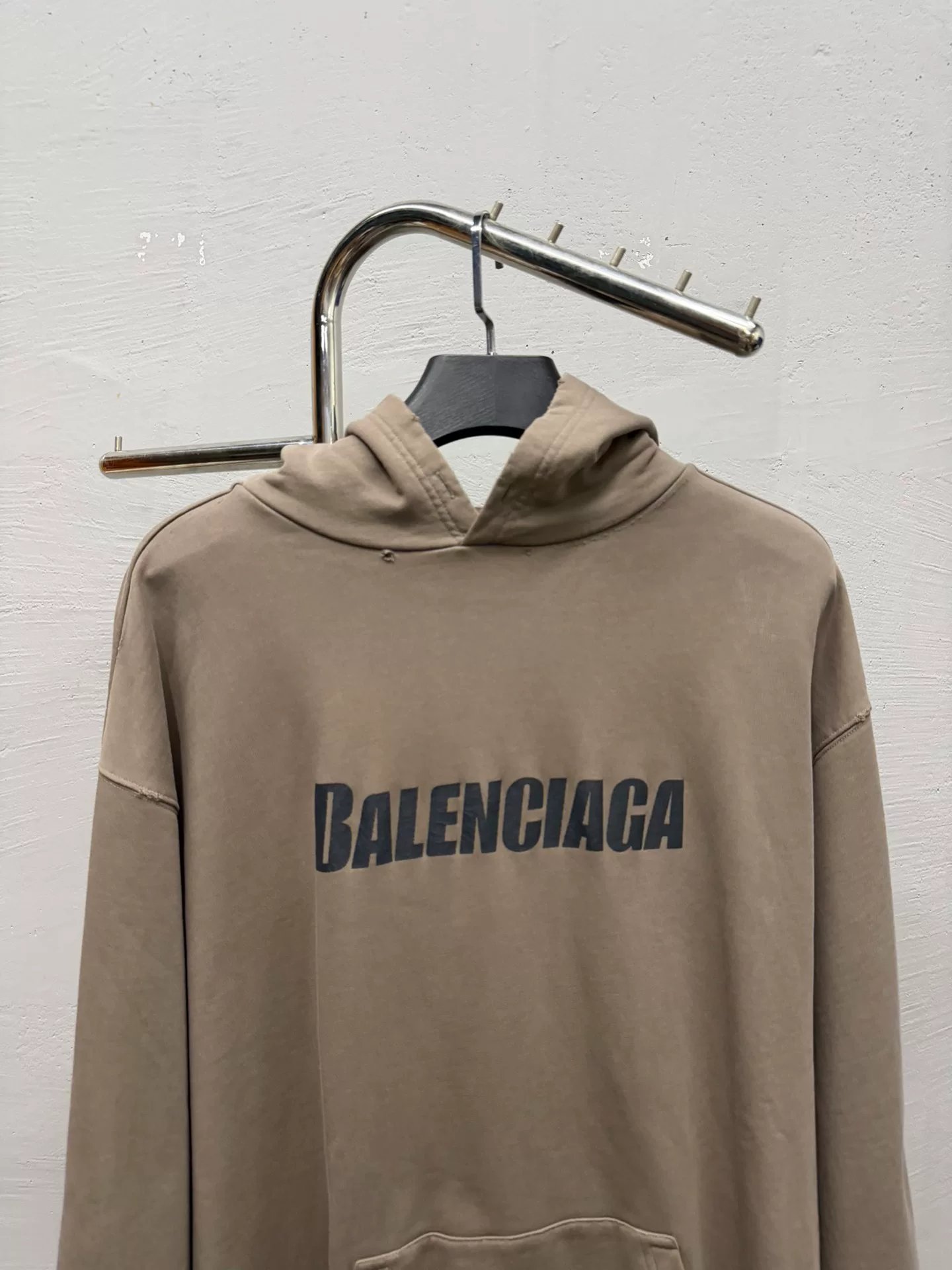 Balenciaga Chest Logo Hoodie — front