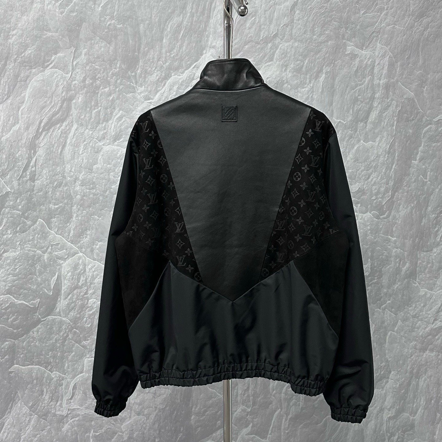 Louis Vuitton FW25 Patchwork Lambskin Jacket — back