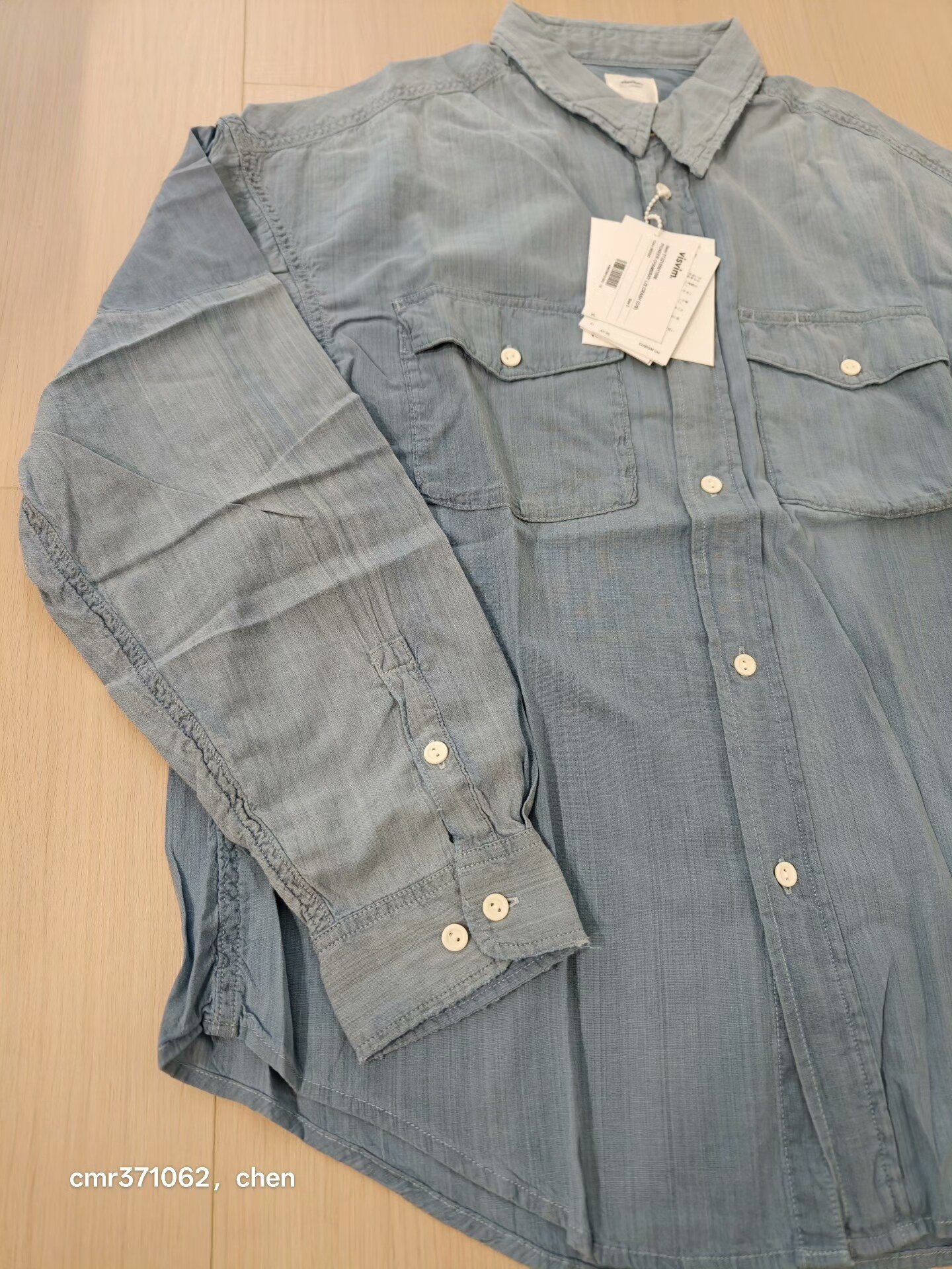 VISVIM 22SS PIONEER CHAMBRAY SHIRT — front
