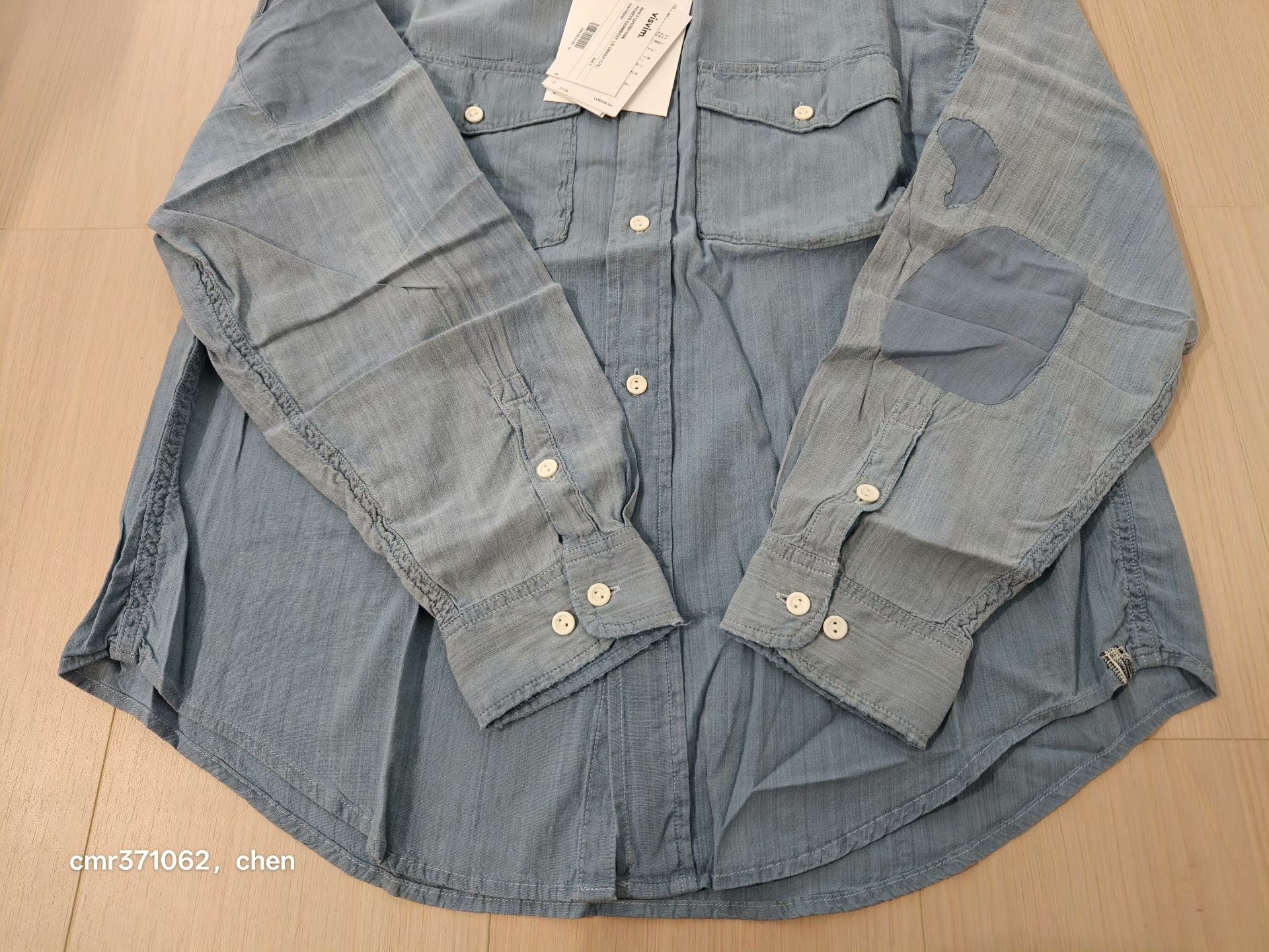 VISVIM 22SS PIONEER CHAMBRAY SHIRT — label