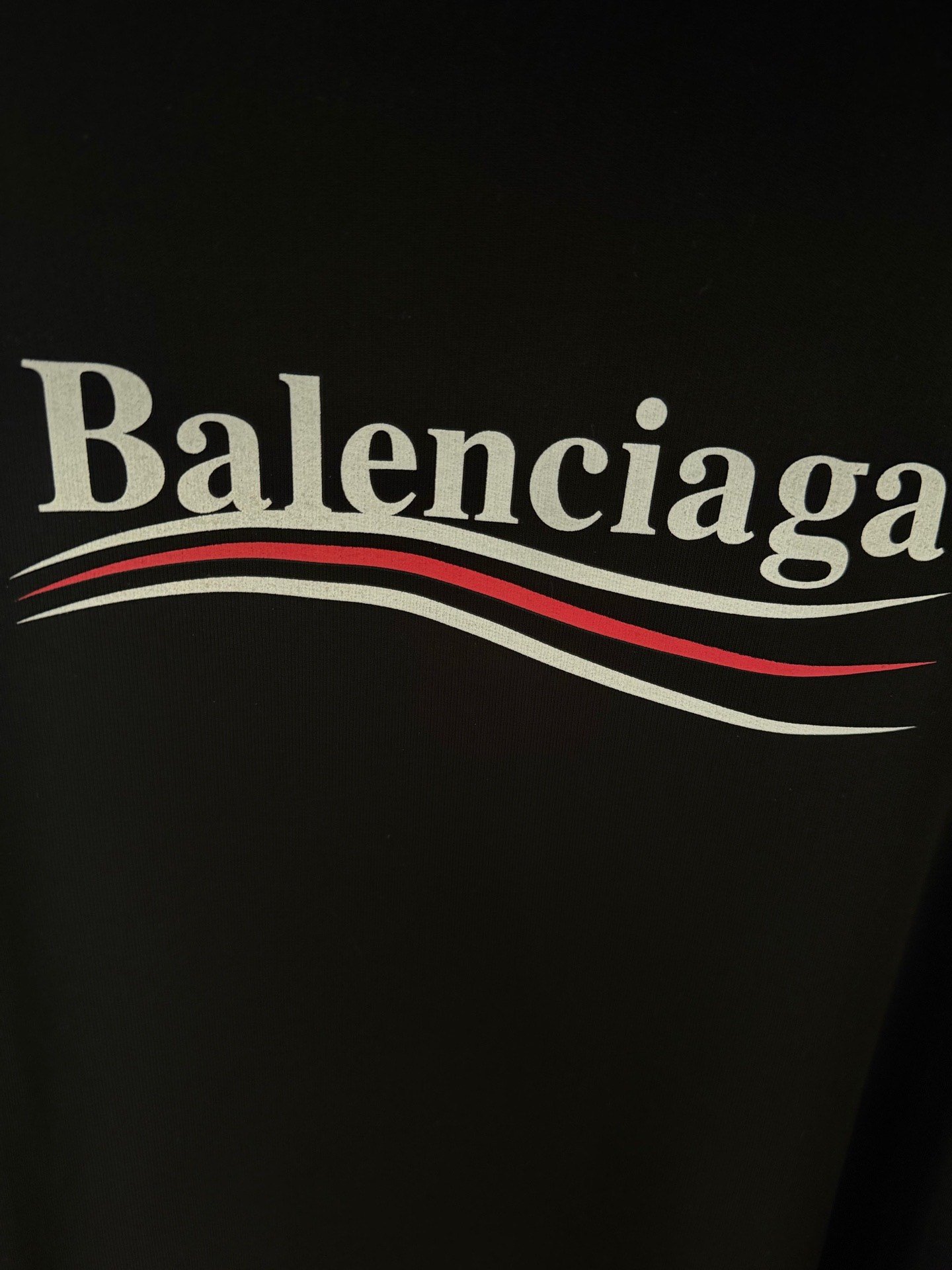 Balenciaga Coke Print Black Hoodie — back