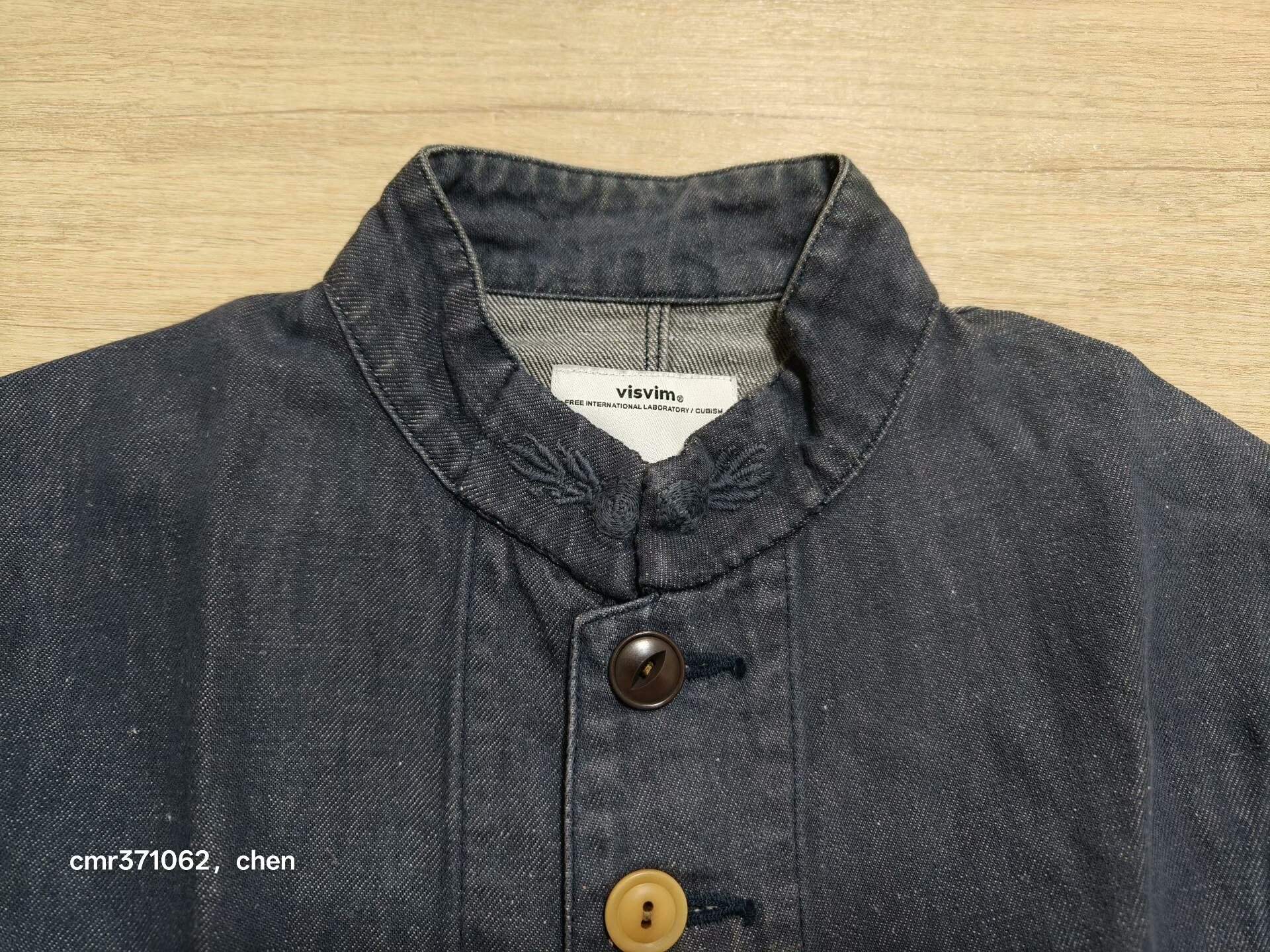 VISVIM 14SS LUGLI JKT DMGD — front