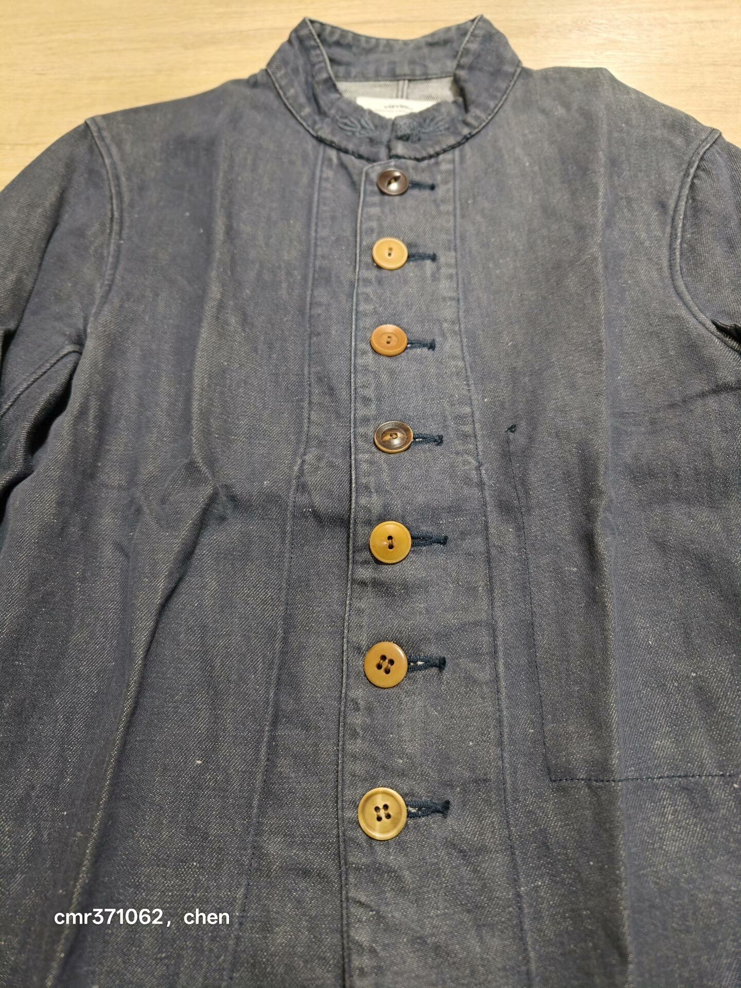 VISVIM 14SS LUGLI JKT DMGD — detail