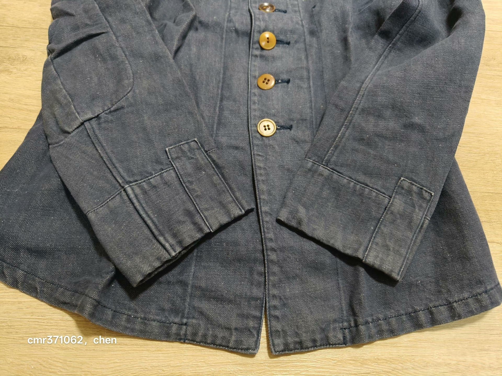 VISVIM 14SS LUGLI JKT DMGD — label