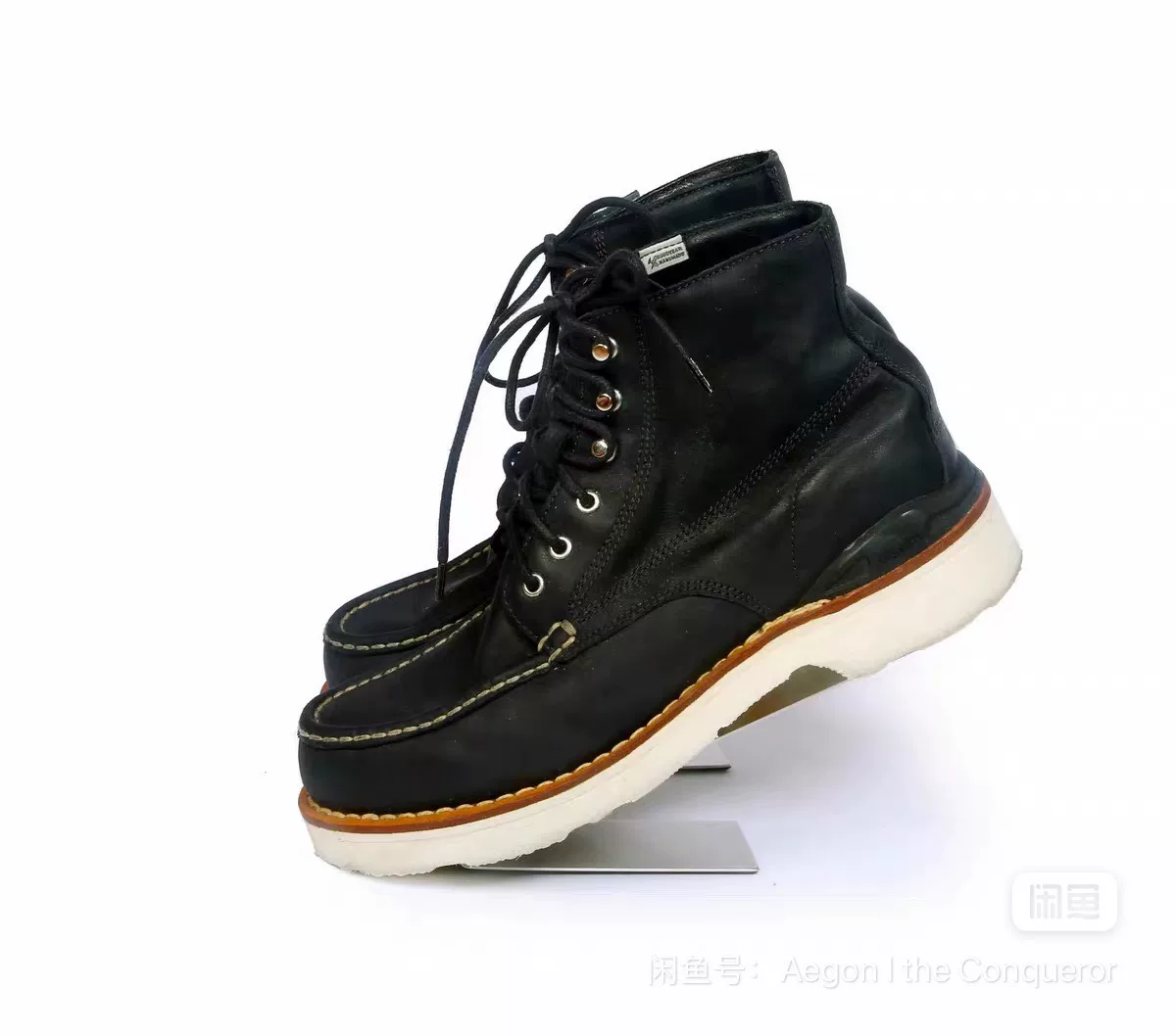 Visvim Virgil Moc Toe-Folk Boots — label